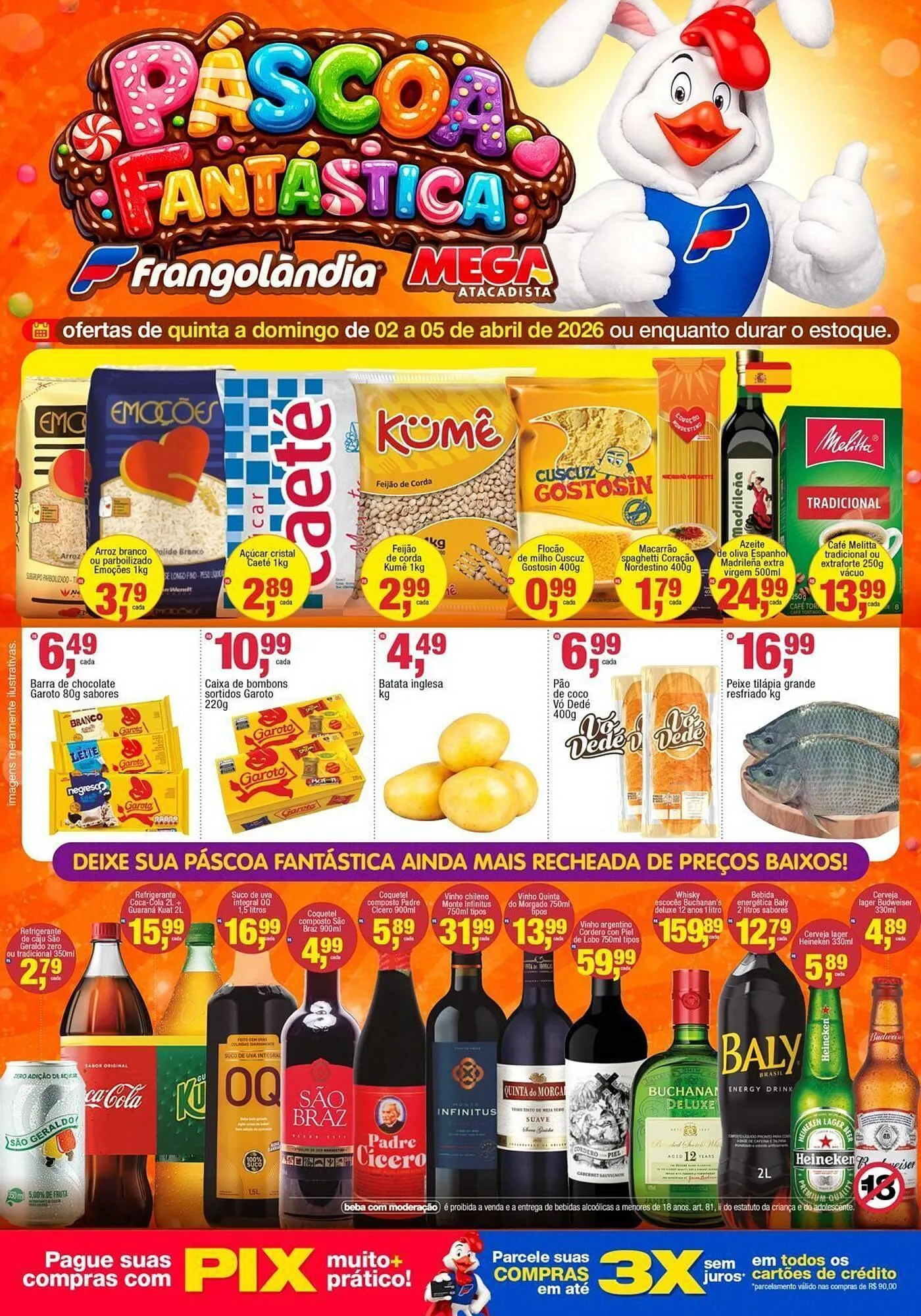 Encarte de Encarte Frangolândia 1 de abril até 5 de abril 2026 - Pagina 1