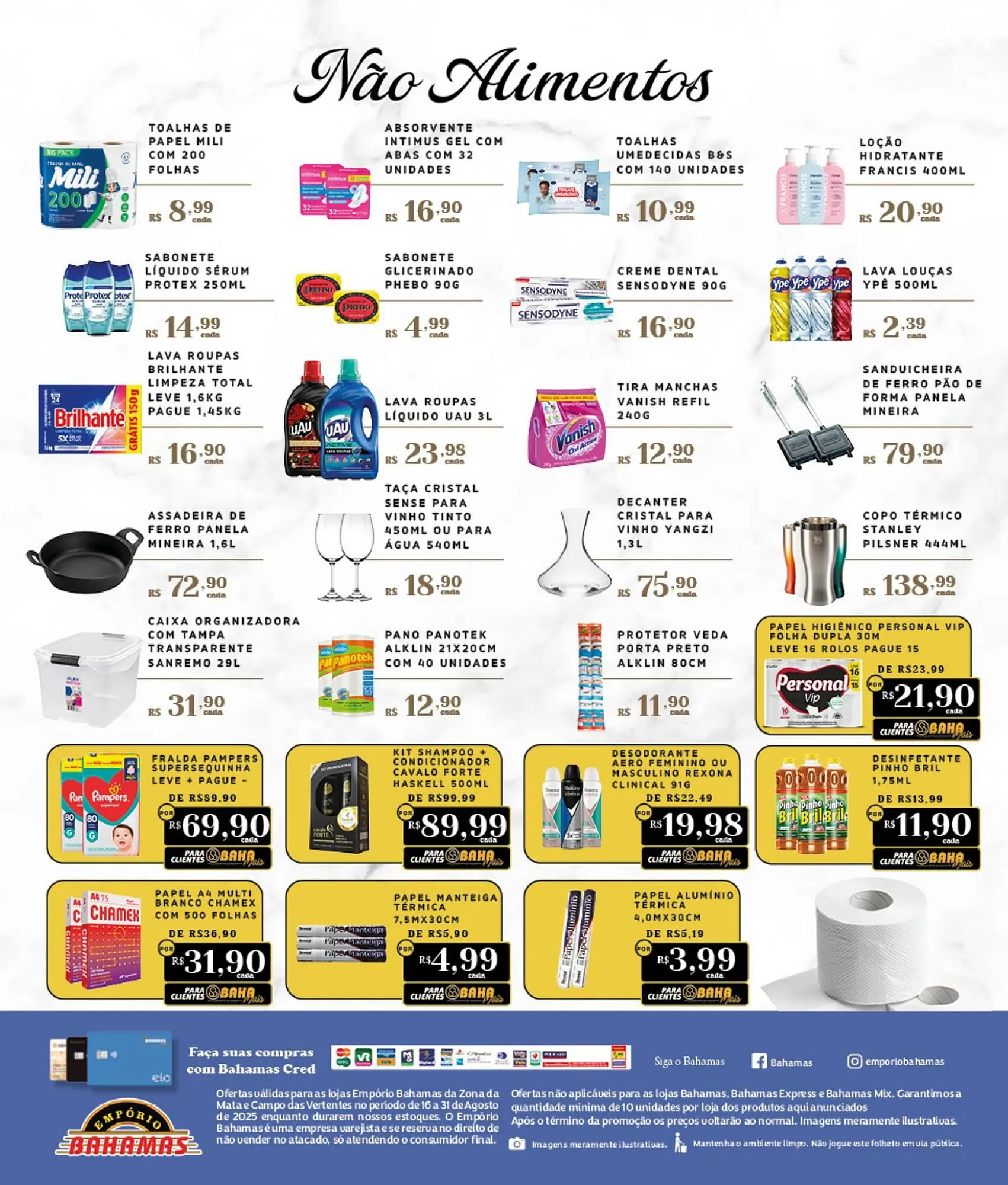 Encarte de Catálogo Empório Bahamas 15 de agosto até 31 de agosto 2025 - Pagina 12