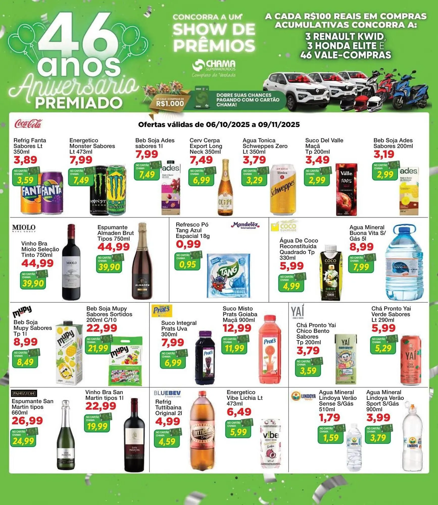 Encarte de Catálogo Chama Supermercados 6 de outubro até 9 de novembro 2025 - Pagina 12