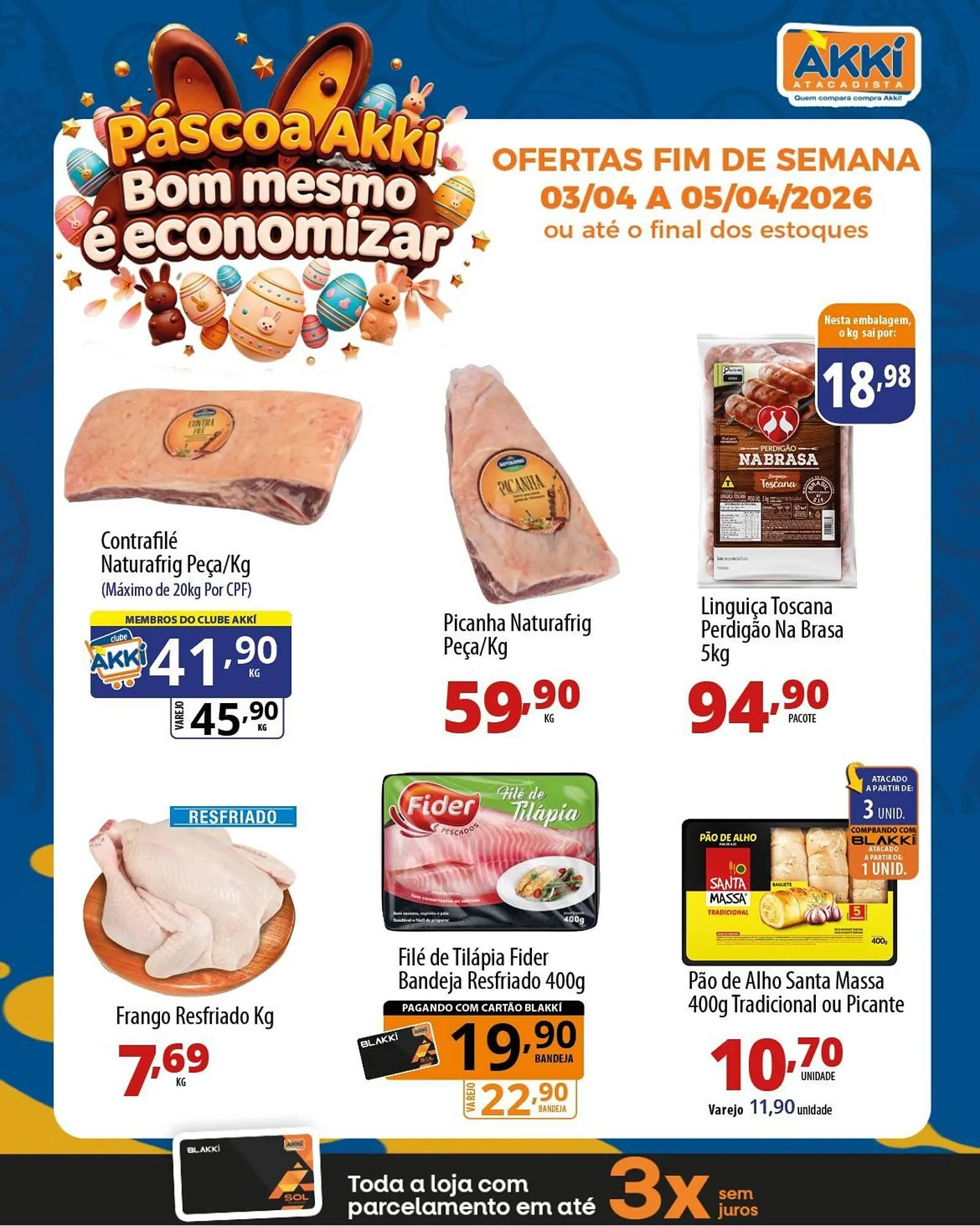 Encarte de Folheto Akki Atacadista 3 de abril até 5 de abril 2026 - Pagina 2