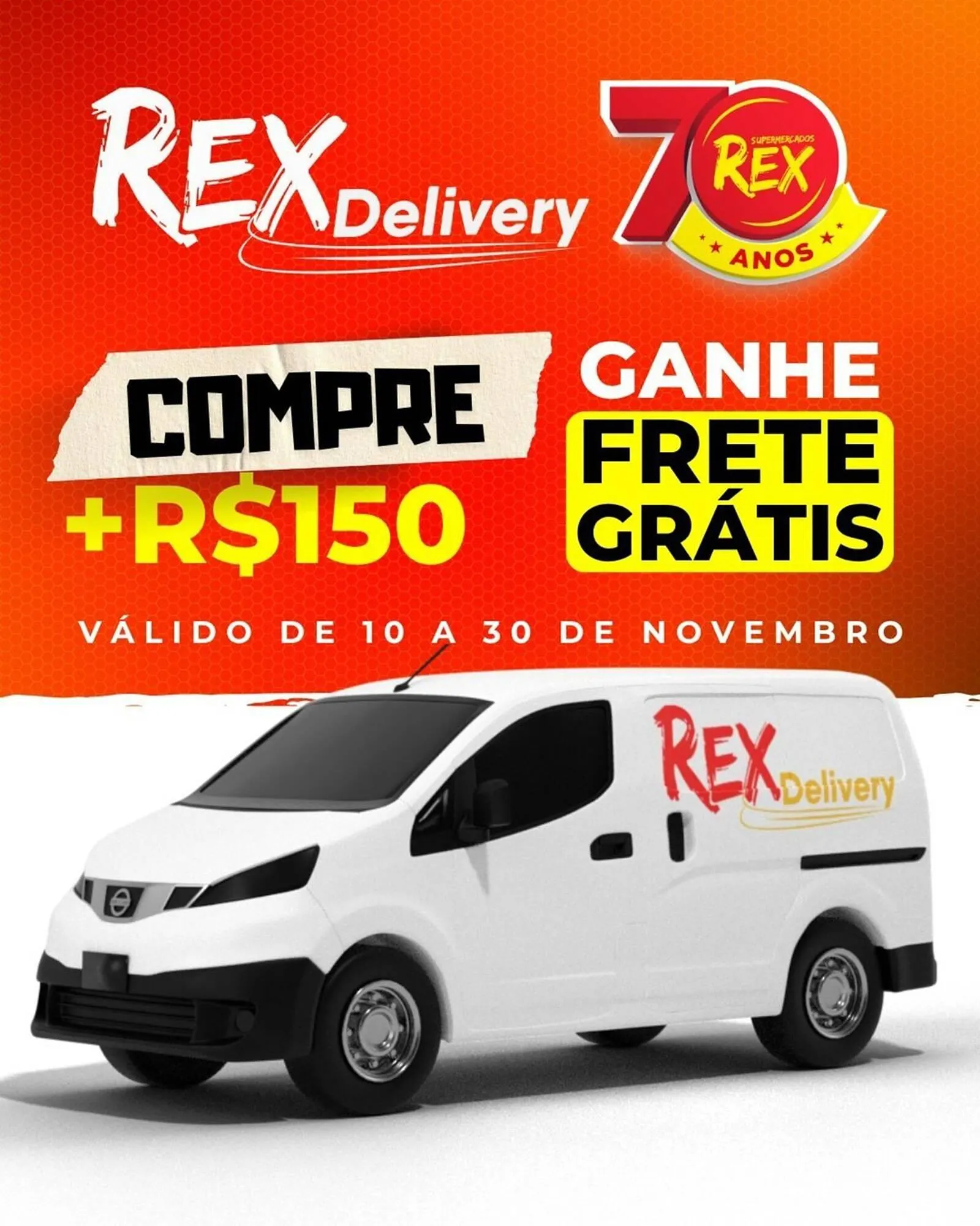 Encarte de Catálogo Supermercados Rex 10 de novembro até 30 de novembro 2025 - Pagina 1