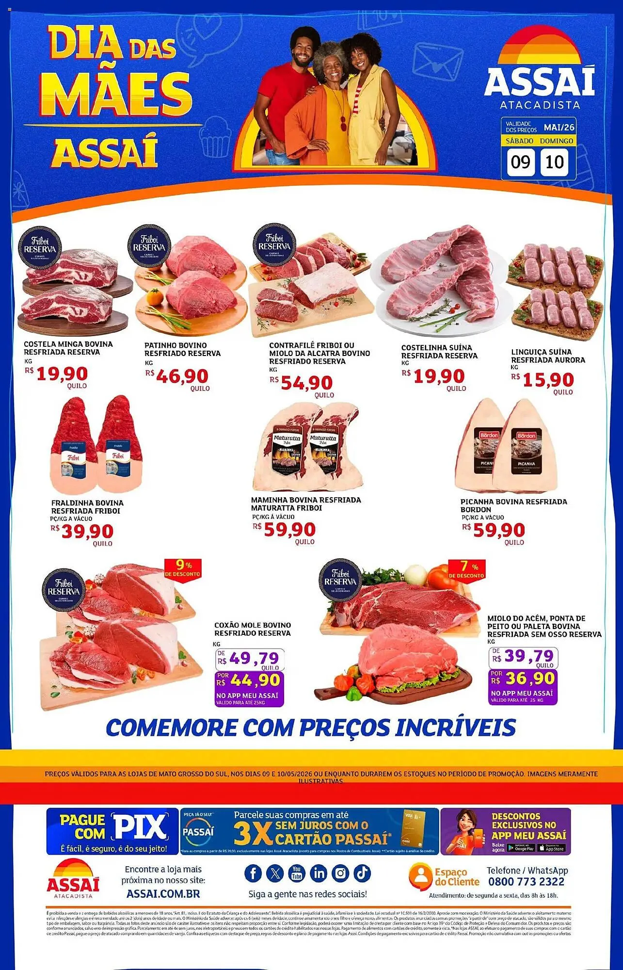 Encarte de Encarte Assaí Atacadista 9 de maio até 10 de maio 2026 - Pagina 1