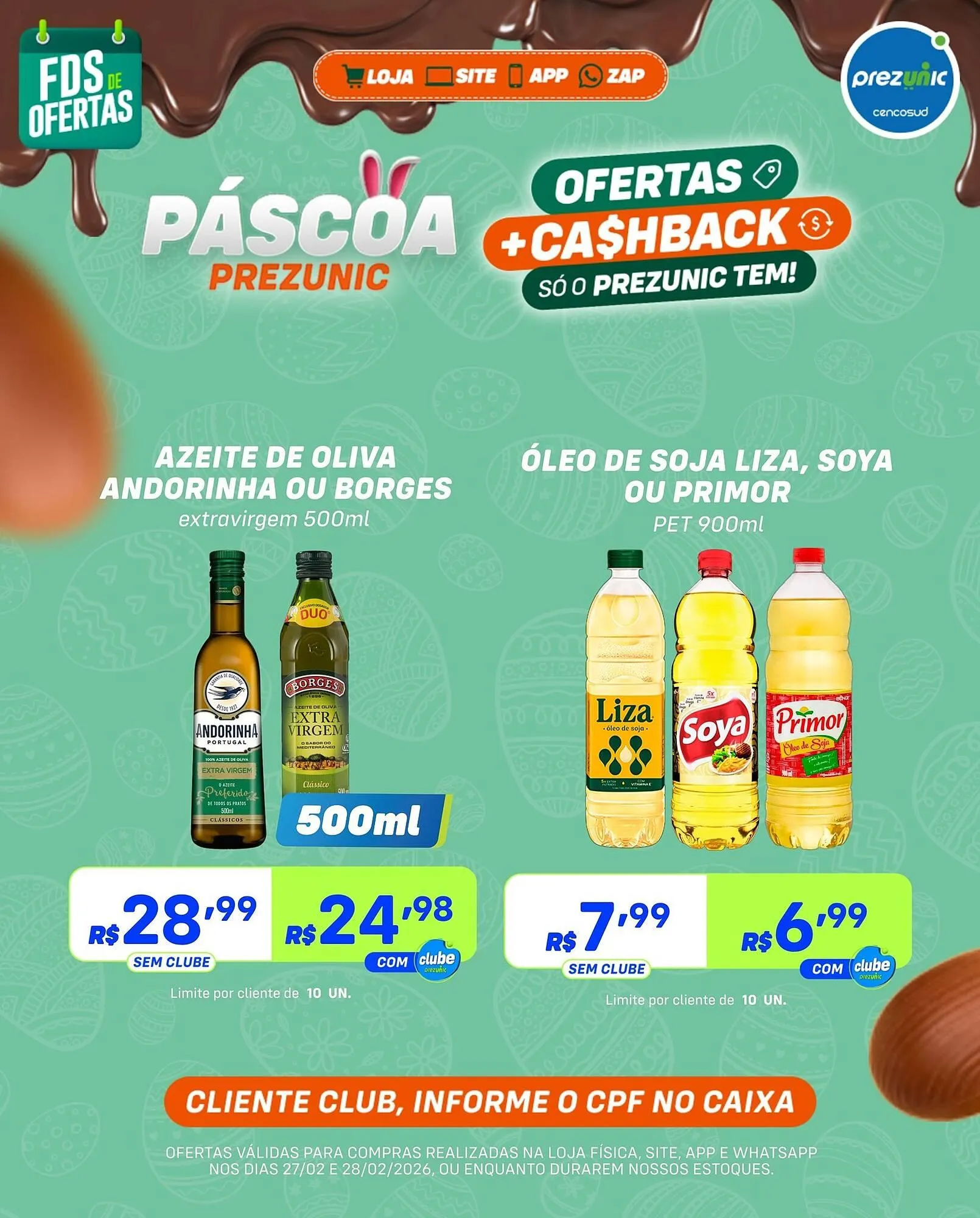Encarte de Encarte Prezunic 27 de fevereiro até 28 de fevereiro 2026 - Pagina 2