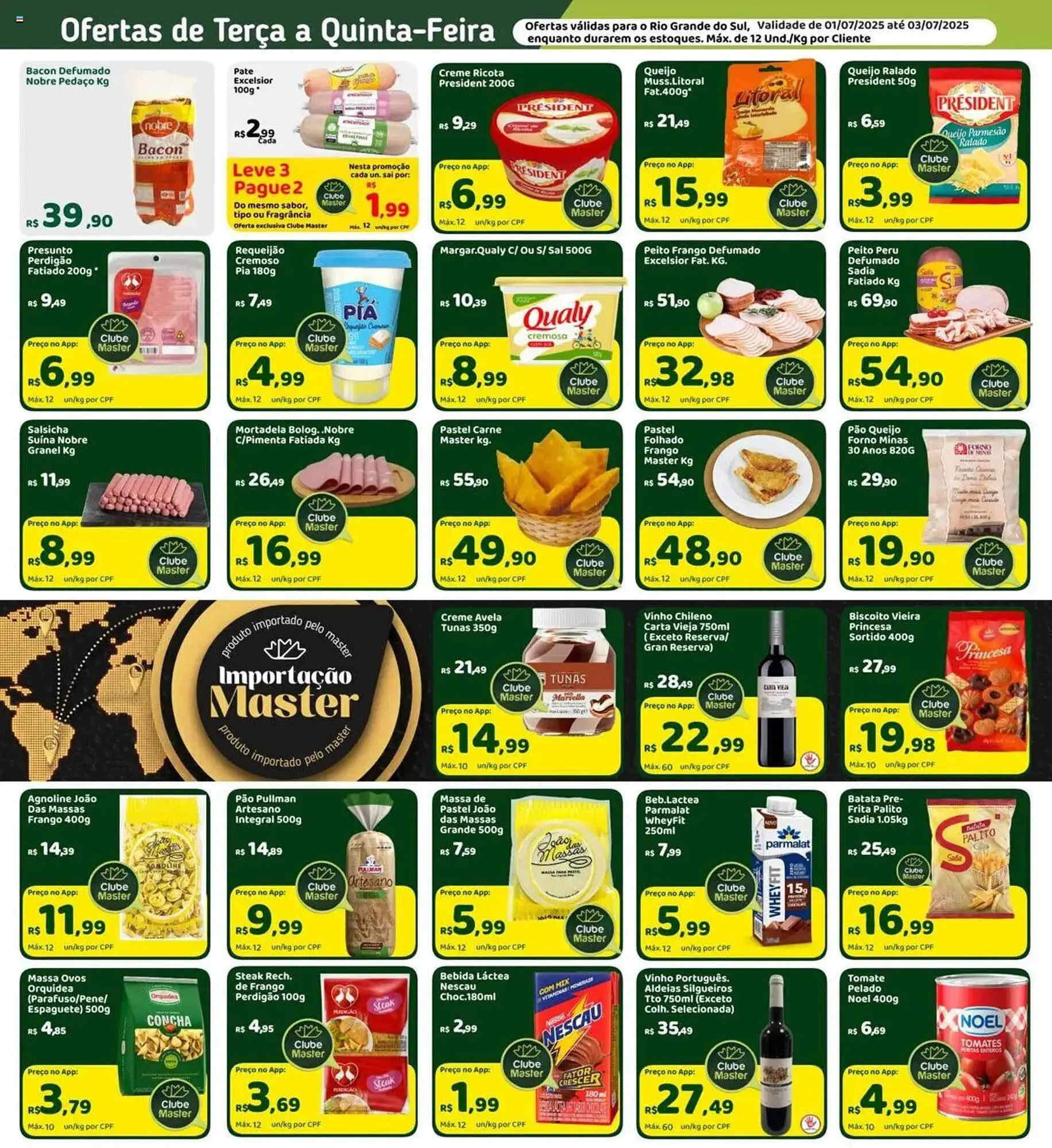 Encarte de Catálogo Master Supermercados 1 de julho até 3 de julho 2025 - Pagina 2