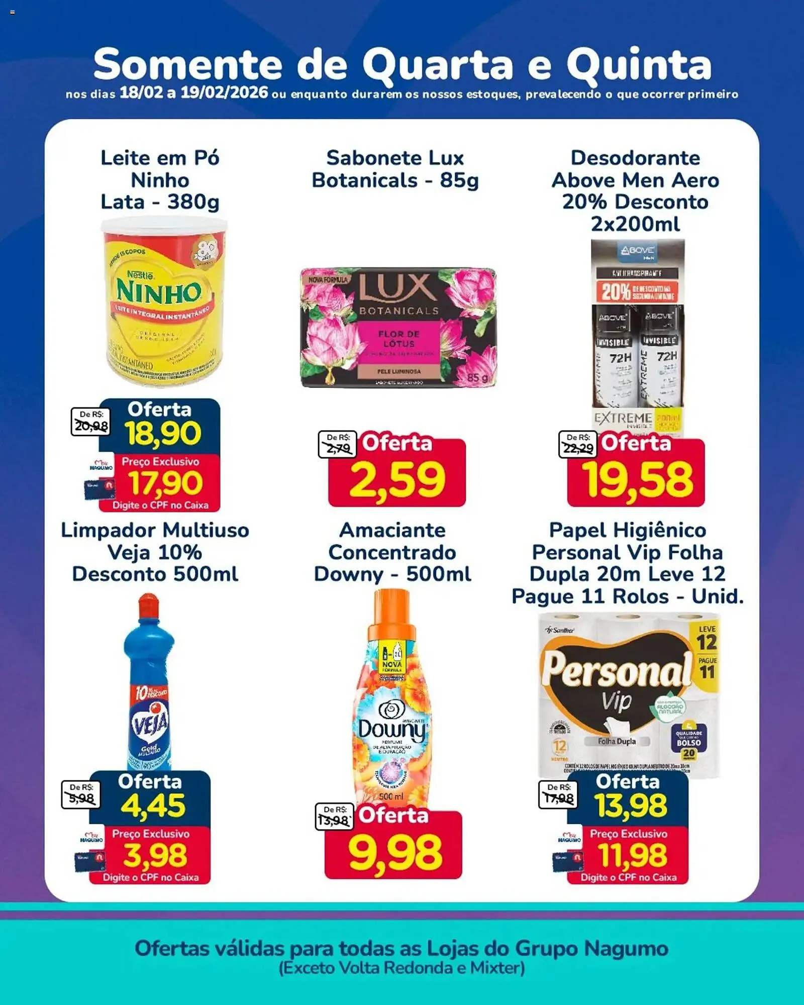Encarte de Folheto Nagumo 19 de fevereiro até 19 de fevereiro 2026 - Pagina 3