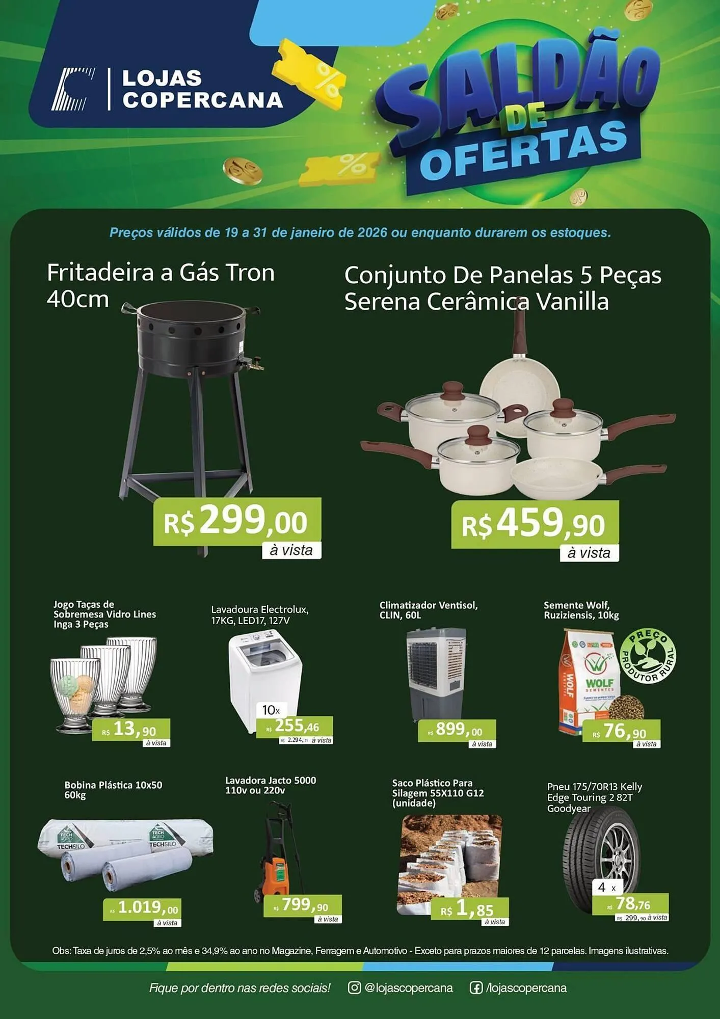 Encarte de Tabloide Copercana 19 de janeiro até 31 de janeiro 2026 - Pagina 1