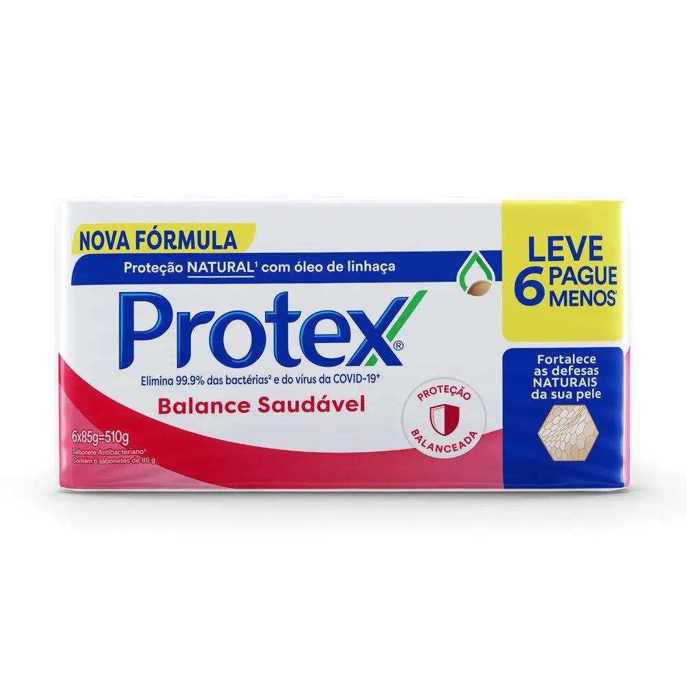 Sabonete Anti Bac Protex 85g L6 Pague Menos Balance Saudav