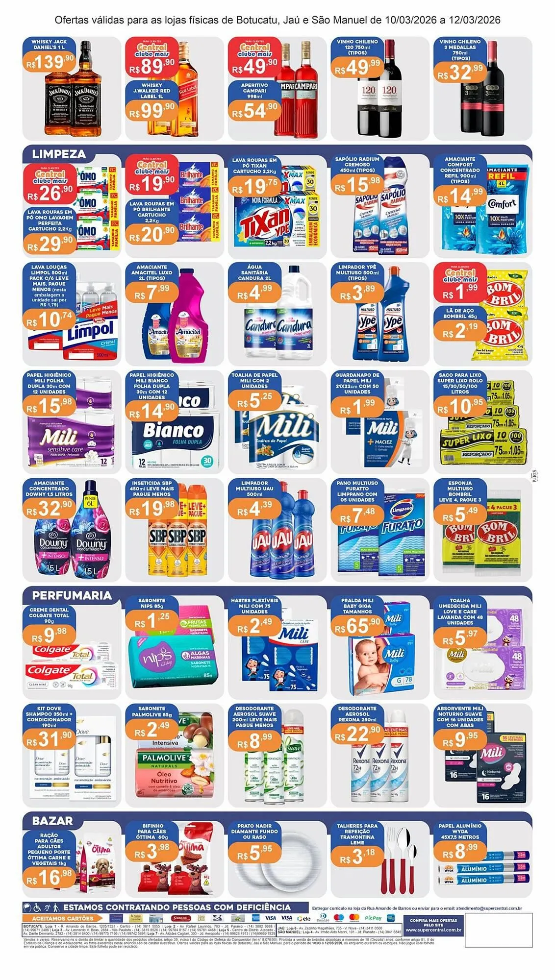 Encarte de Catálogo Central Supermercados 10 de março até 12 de março 2026 - Pagina 4