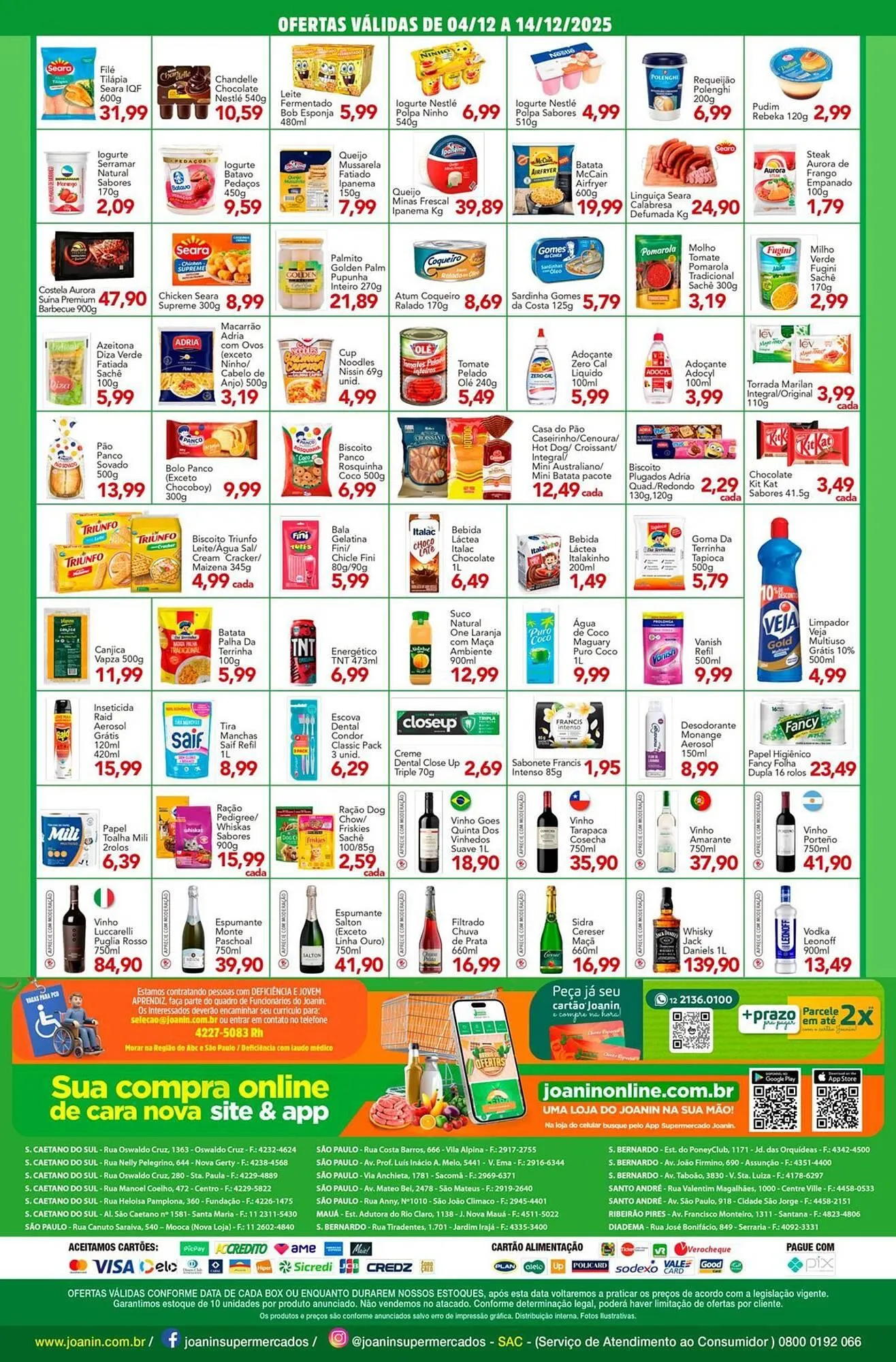 Encarte de Catálogo Supermercados Joanin 5 de dezembro até 14 de dezembro 2025 - Pagina 2