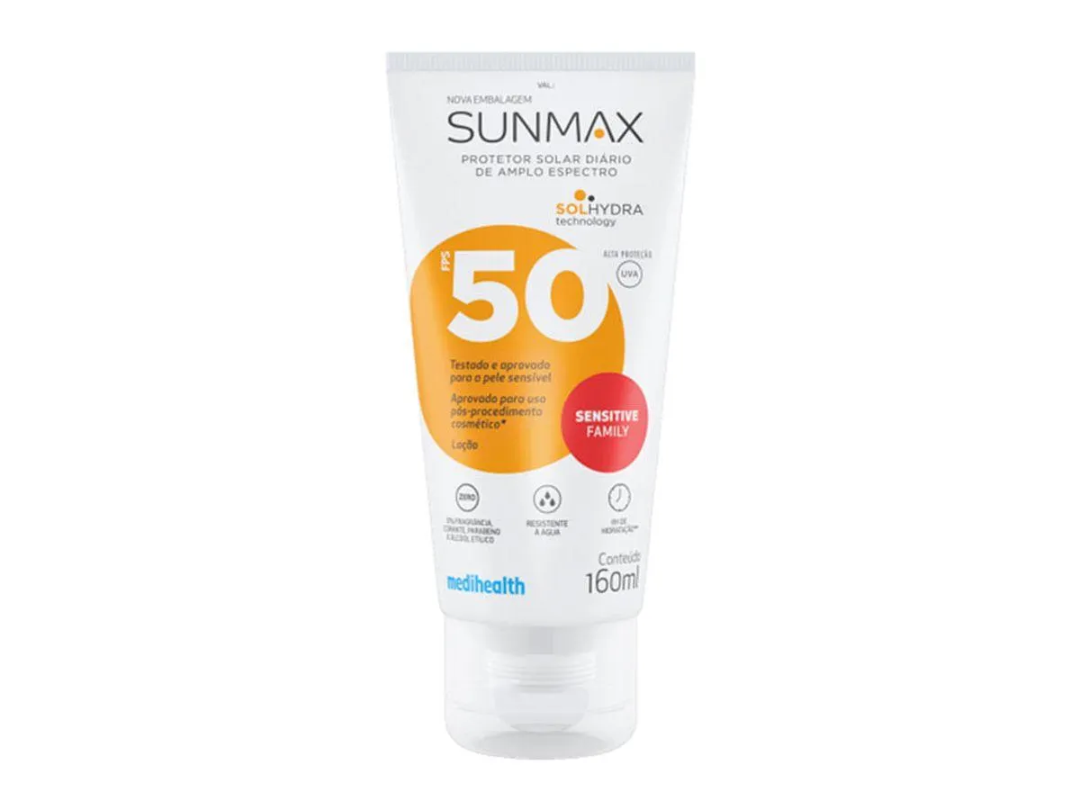 Protetor Solar Corporal Sunmax Sensitive FPS50 160ml