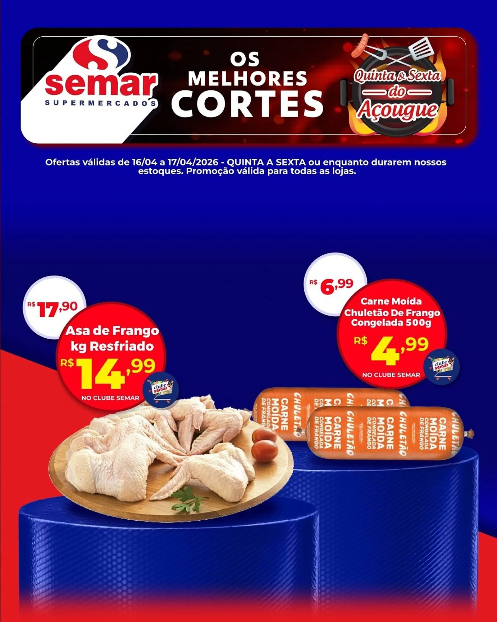 Encarte de Folheto Semar Supermercado 15 de abril até 17 de abril 2026 - Pagina 3