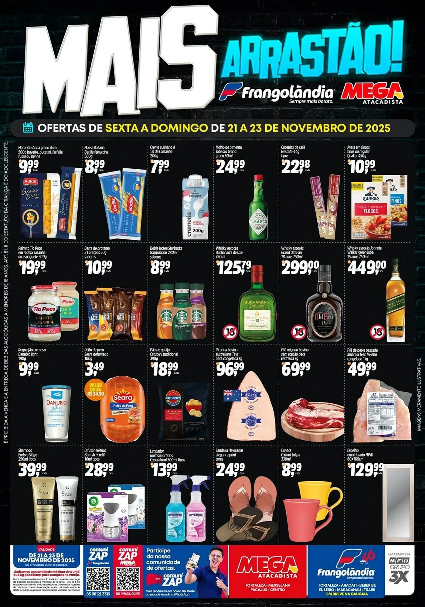 Encarte de Encarte Frangolândia 21 de novembro até 23 de novembro 2025 - Pagina 1