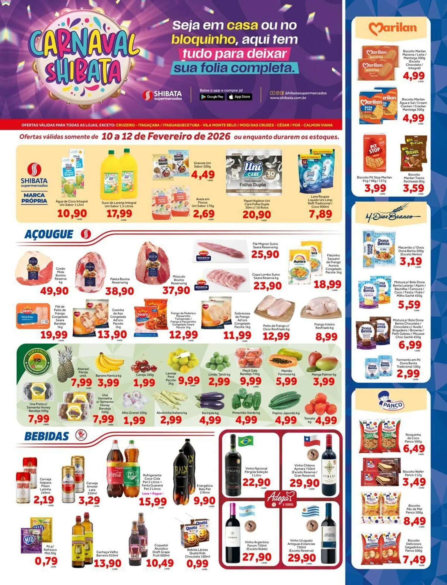 Folheto Shibata Supermercados - 1