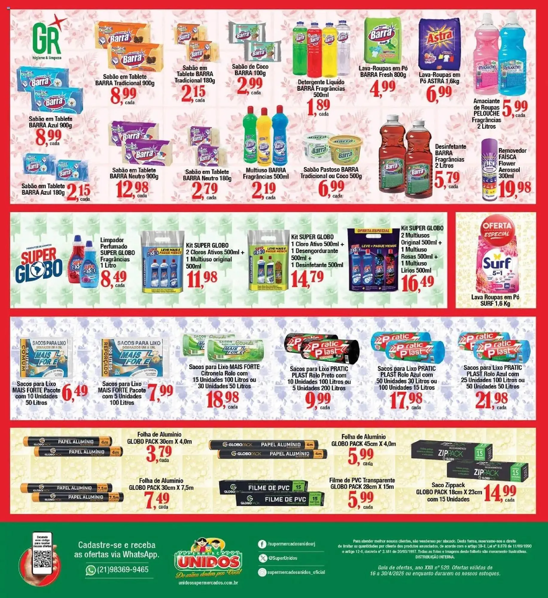 Encarte de Encarte Supermercados Unidos 16 de abril até 30 de abril 2026 - Pagina 12