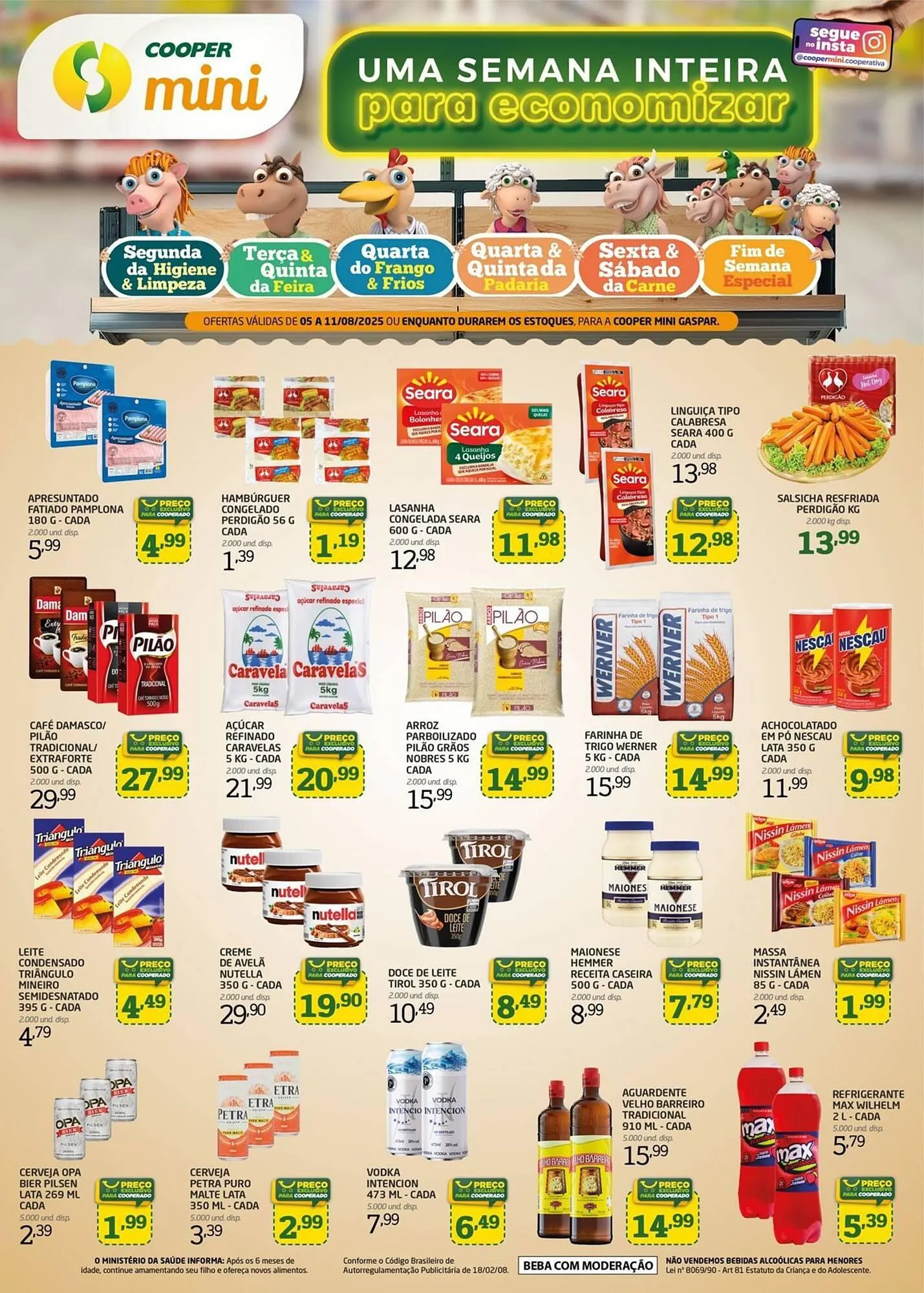 Encarte de Catálogo Cooper 5 de agosto até 11 de agosto 2025 - Pagina 1