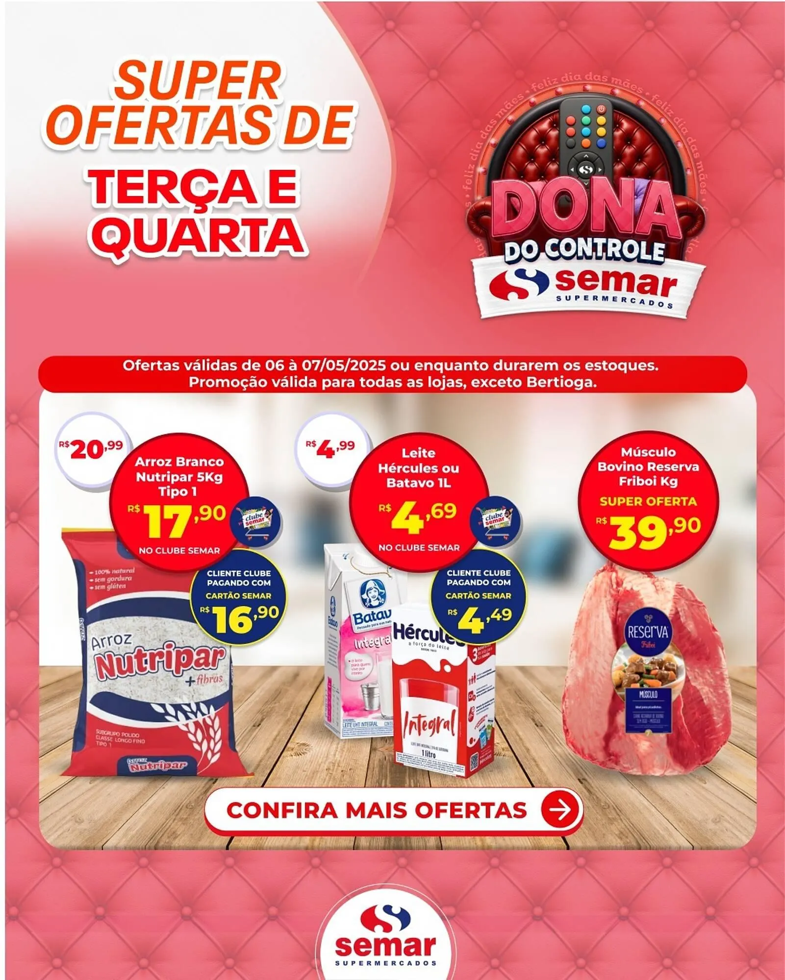 Encarte de Catálogo Semar Supermercado 6 de maio até 7 de maio 2025 - Pagina 1