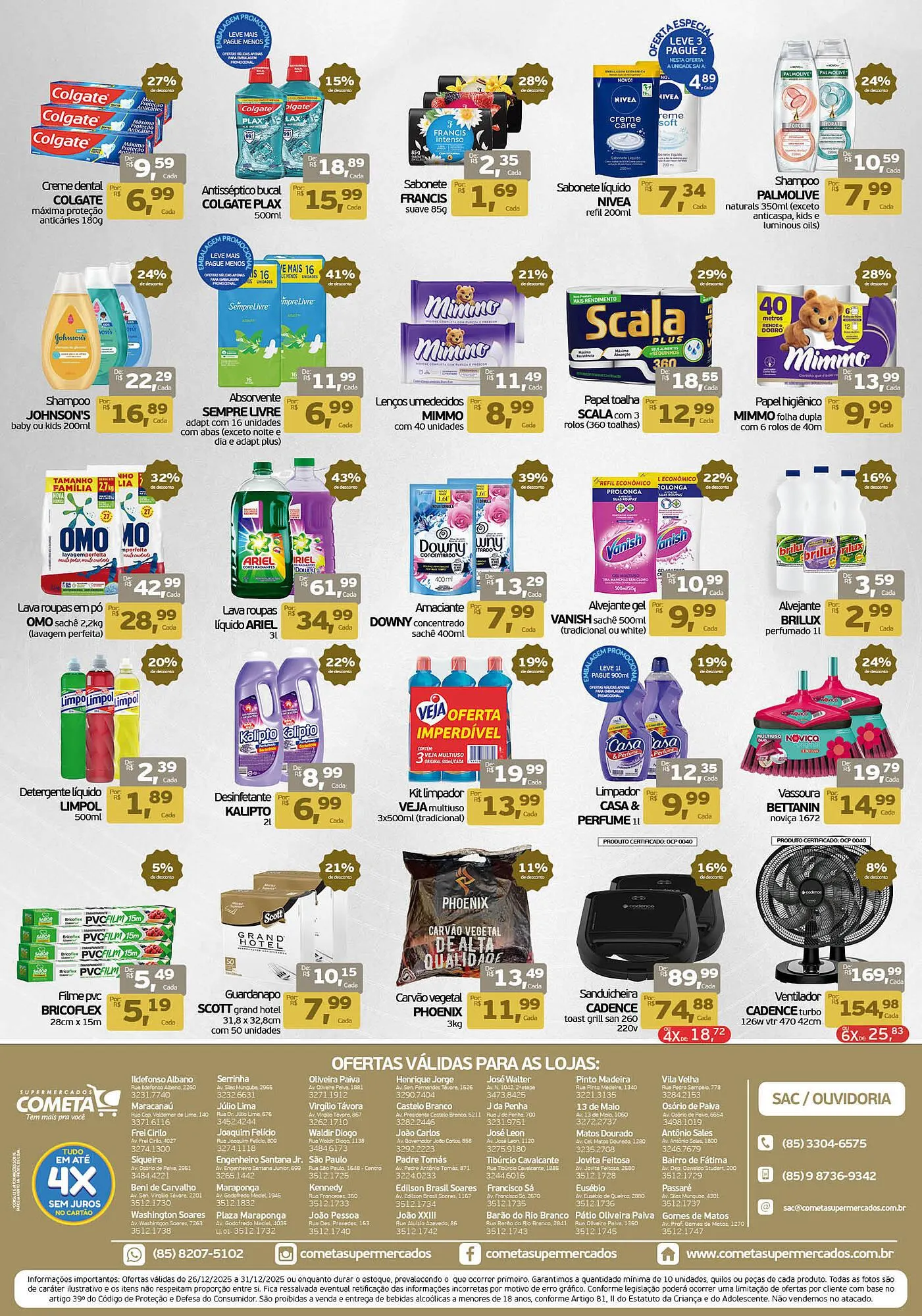 Encarte de Encarte Cometa Supermercados 26 de dezembro até 31 de dezembro 2025 - Pagina 4
