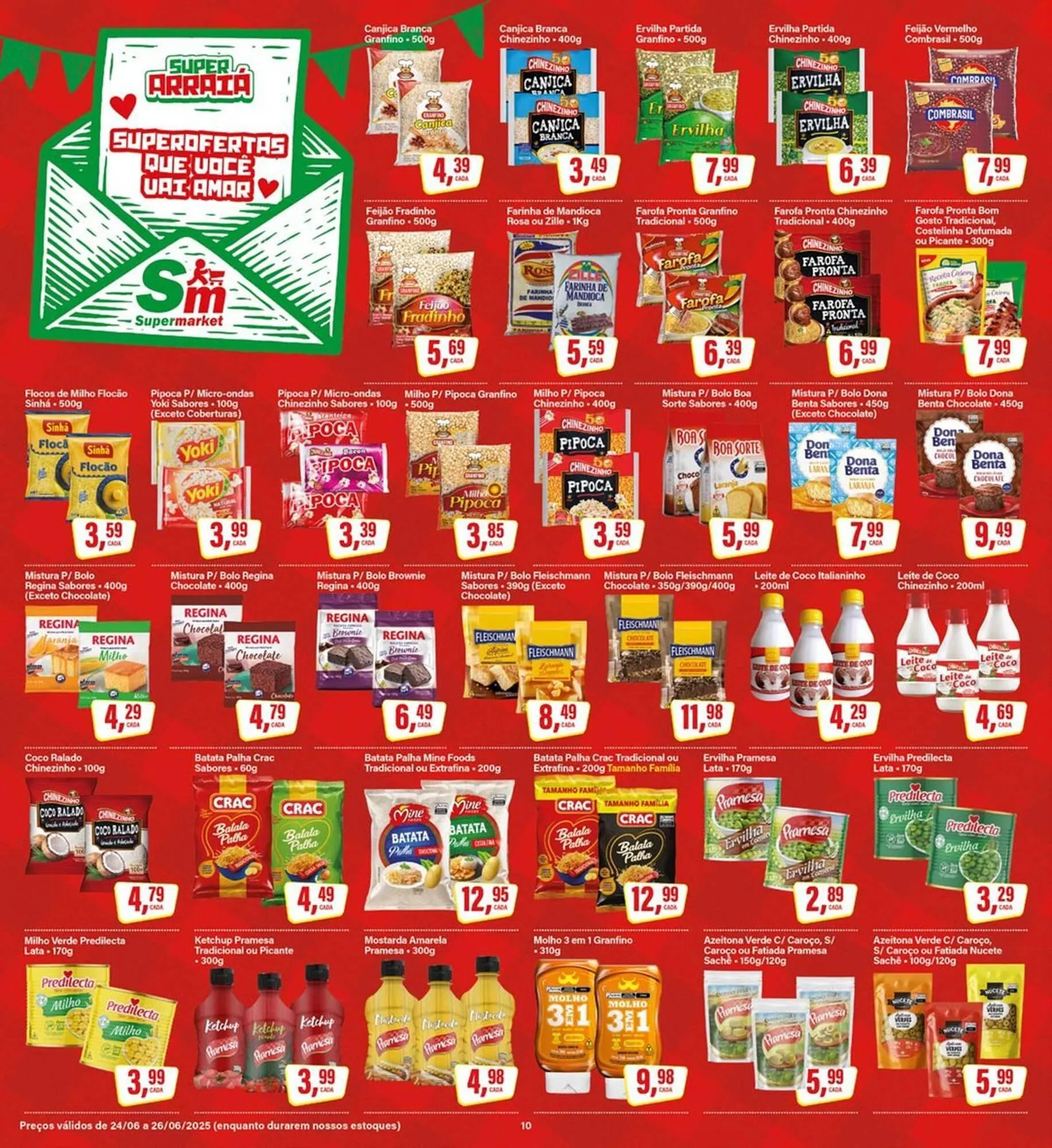 Encarte de Catálogo Rede Supermarket 24 de junho até 26 de junho 2025 - Pagina 10
