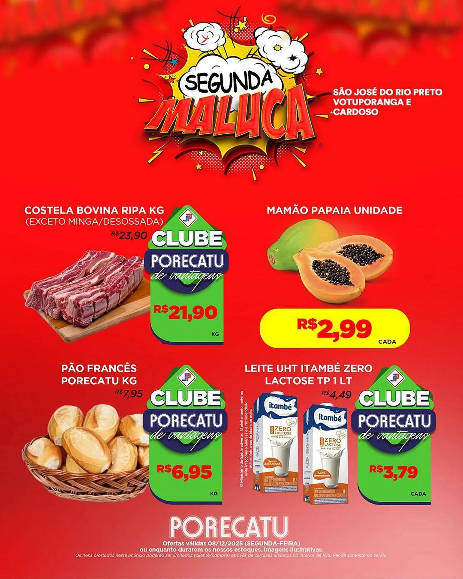 Encarte de Catálogo Supermercado Porecatu 8 de dezembro até 8 de dezembro 2025 - Pagina 2