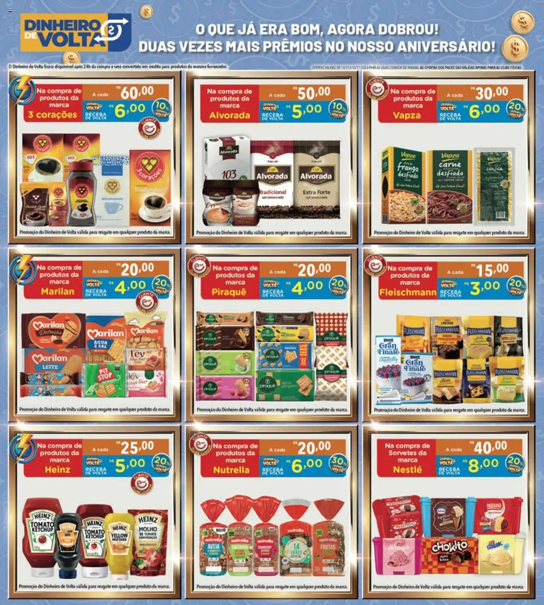 Encarte de Catálogo Supermercados Condor 15 de outubro até 3 de novembro 2025 - Pagina 2