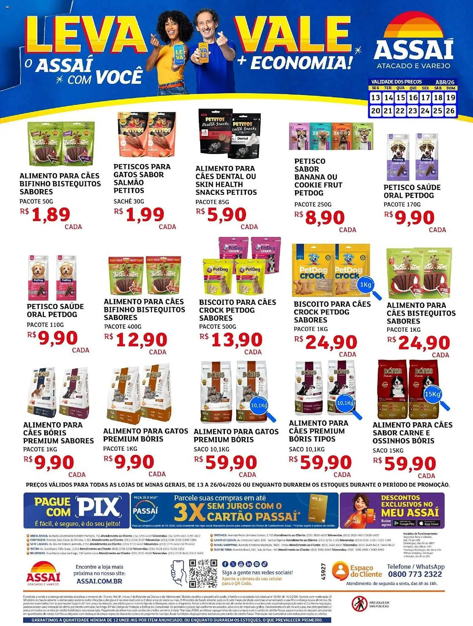 Encarte de Encarte Assaí Atacadista 13 de abril até 26 de abril 2026 - Pagina 1