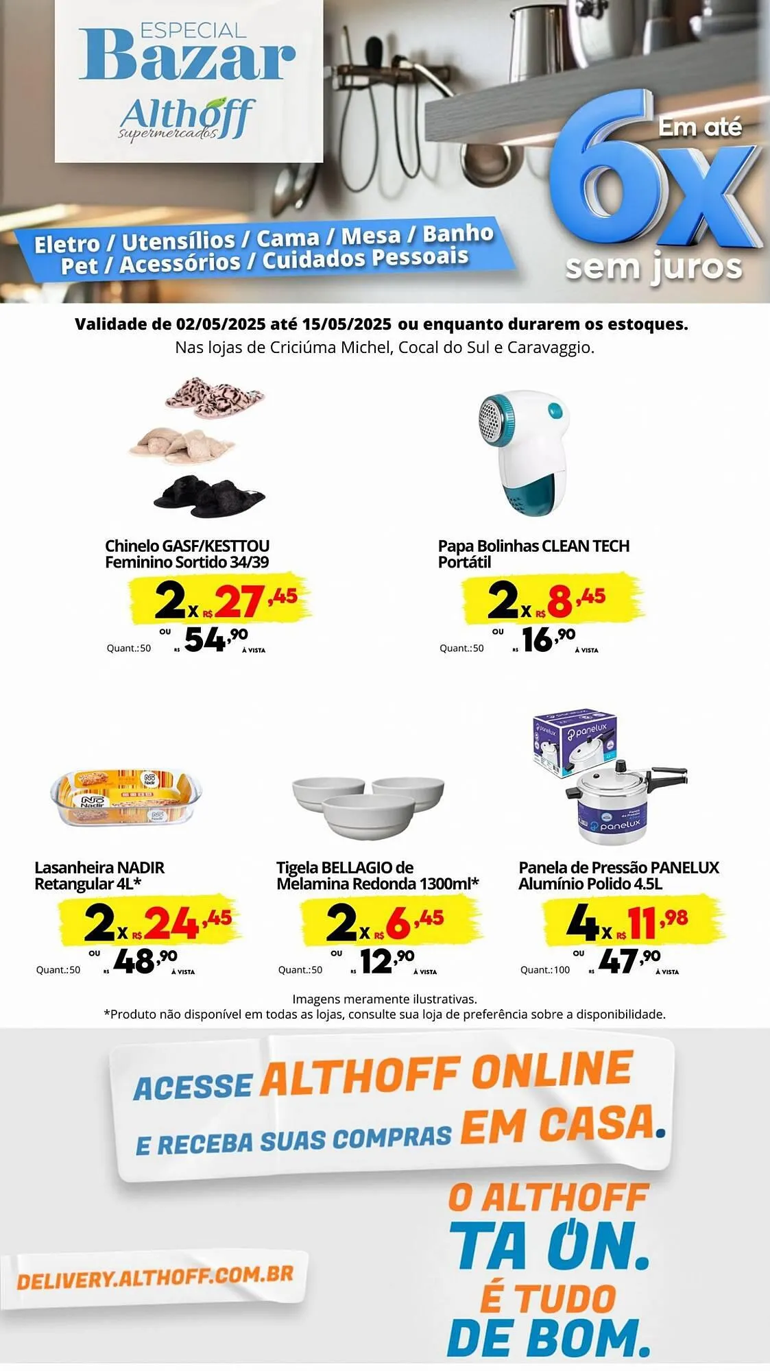 Encarte de Catálogo Althoff Supermercados 2 de maio até 15 de maio 2025 - Pagina 4