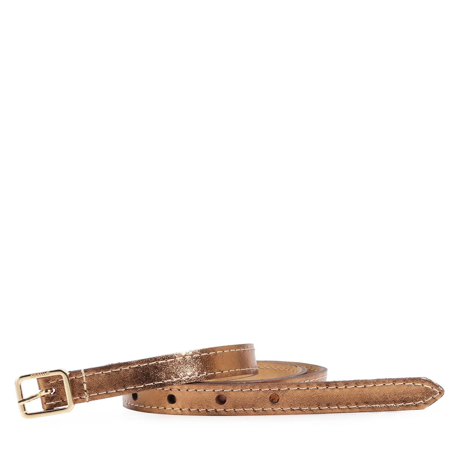Cinto Couro Bronze