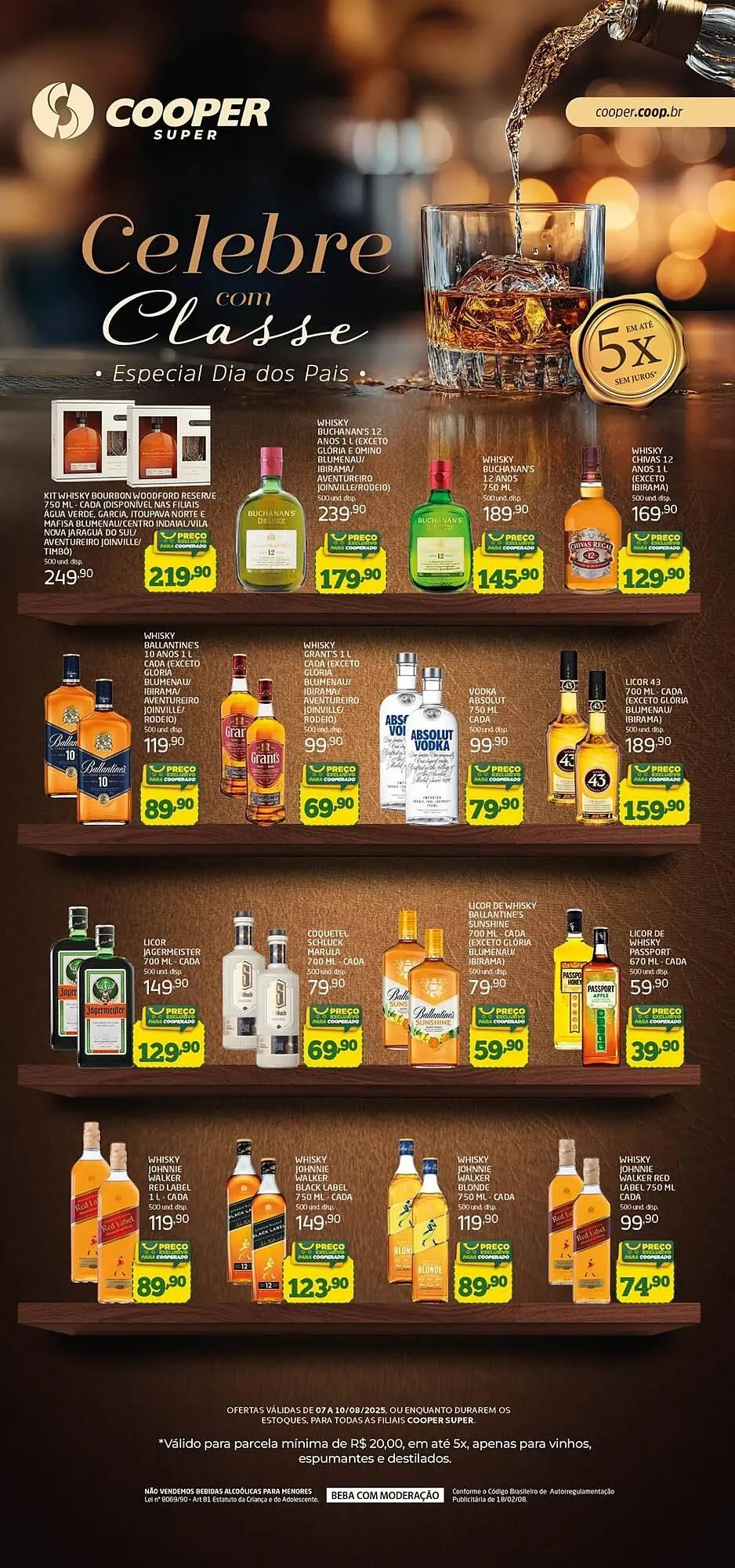 Encarte de Catálogo Cooper 8 de agosto até 10 de agosto 2025 - Pagina 1