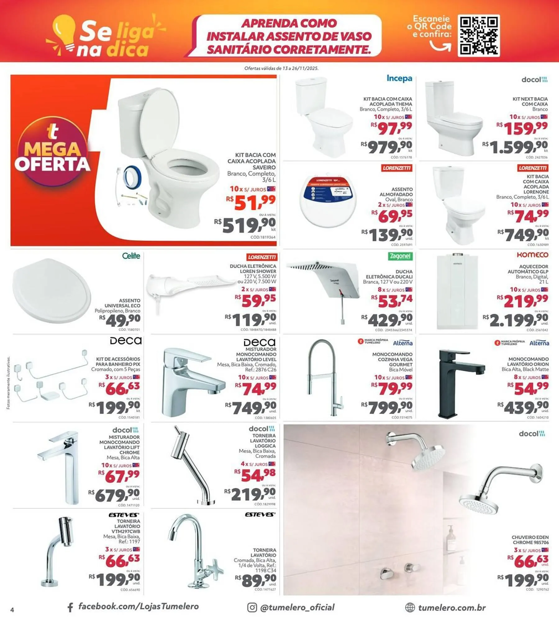 Encarte de Catálogo Tumelero 13 de novembro até 26 de novembro 2025 - Pagina 4