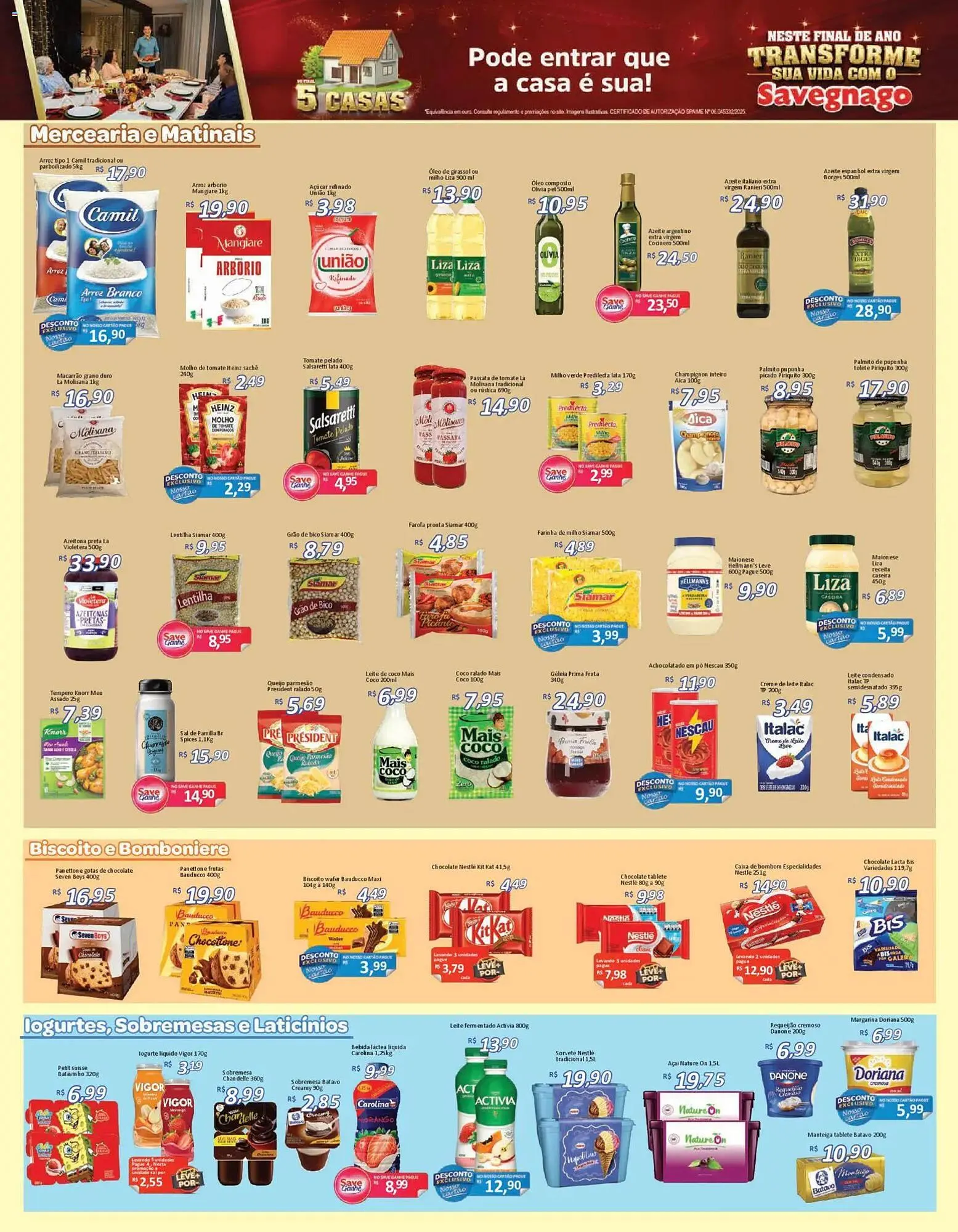 Encarte de Catálogo Supermercados Savegnago 22 de dezembro até 24 de dezembro 2025 - Pagina 3