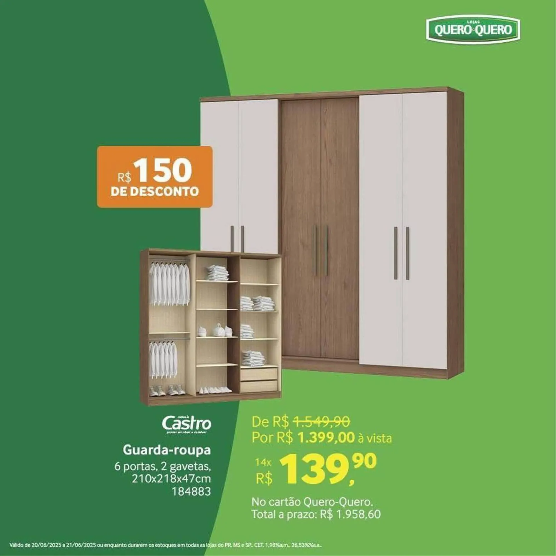 Encarte de Catálogo Quero Quero 20 de junho até 21 de junho 2025 - Pagina 2