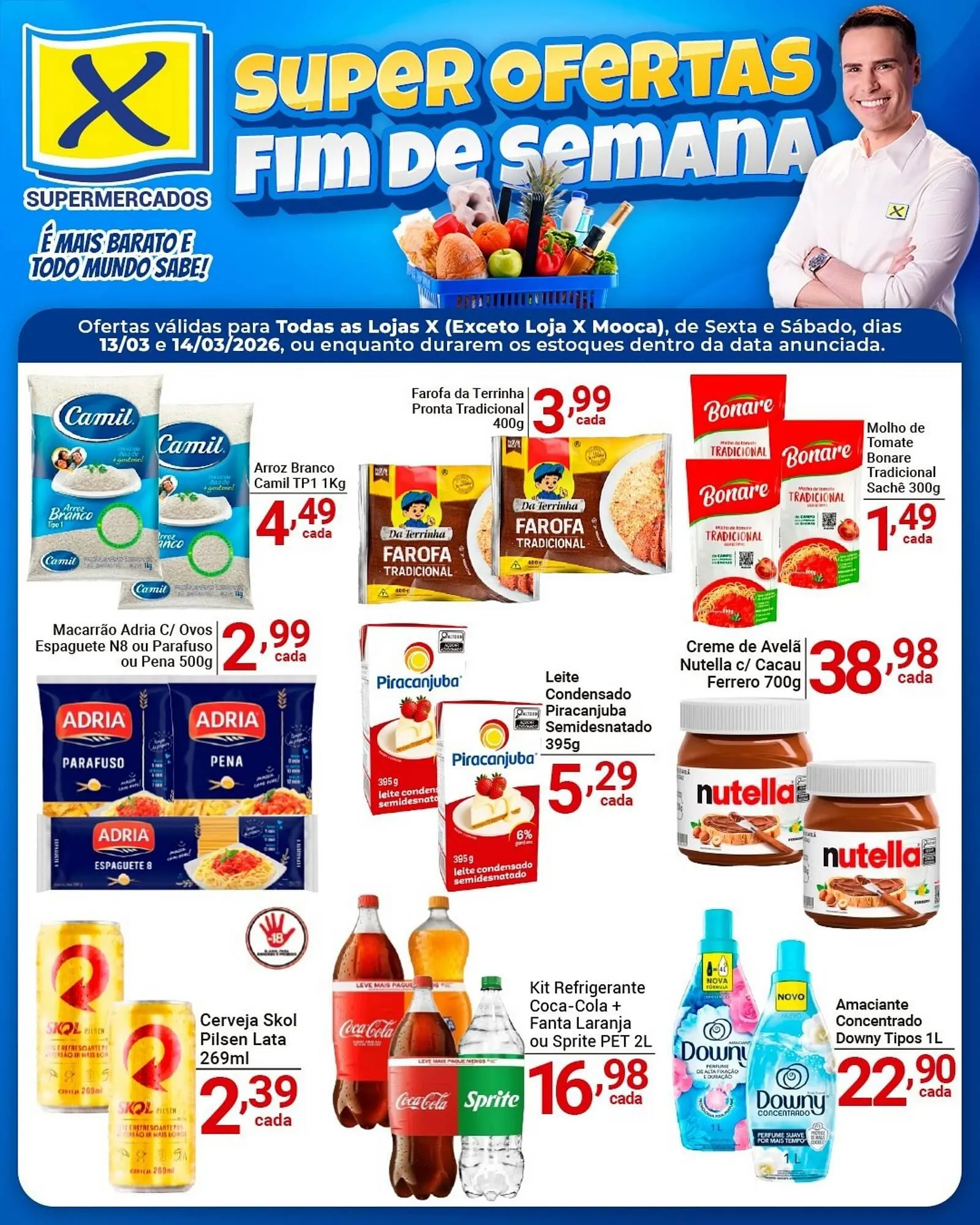 Folheto X Supermercados - 1