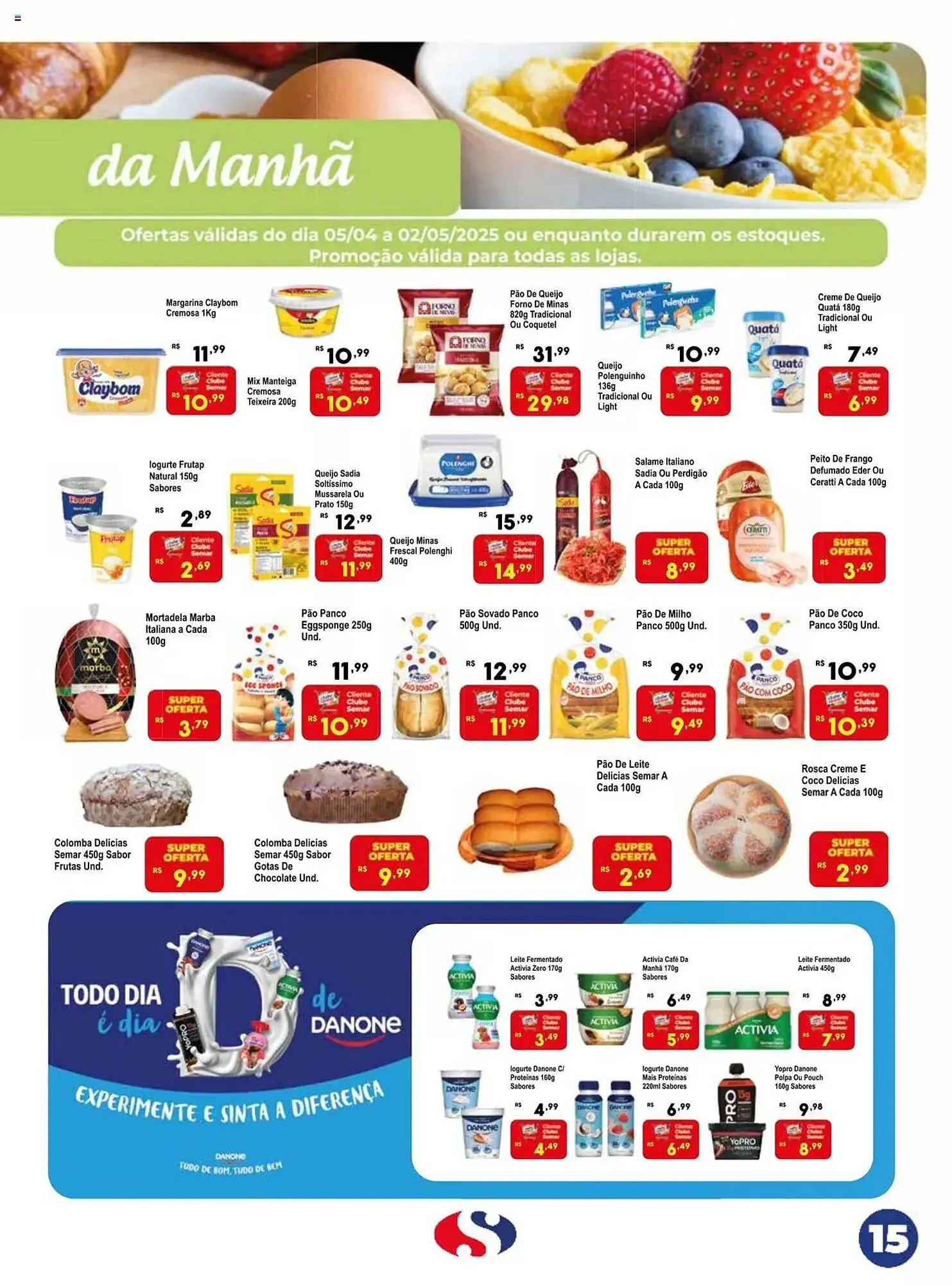 Encarte de Catálogo Semar Supermercado 5 de abril até 2 de maio 2025 - Pagina 15