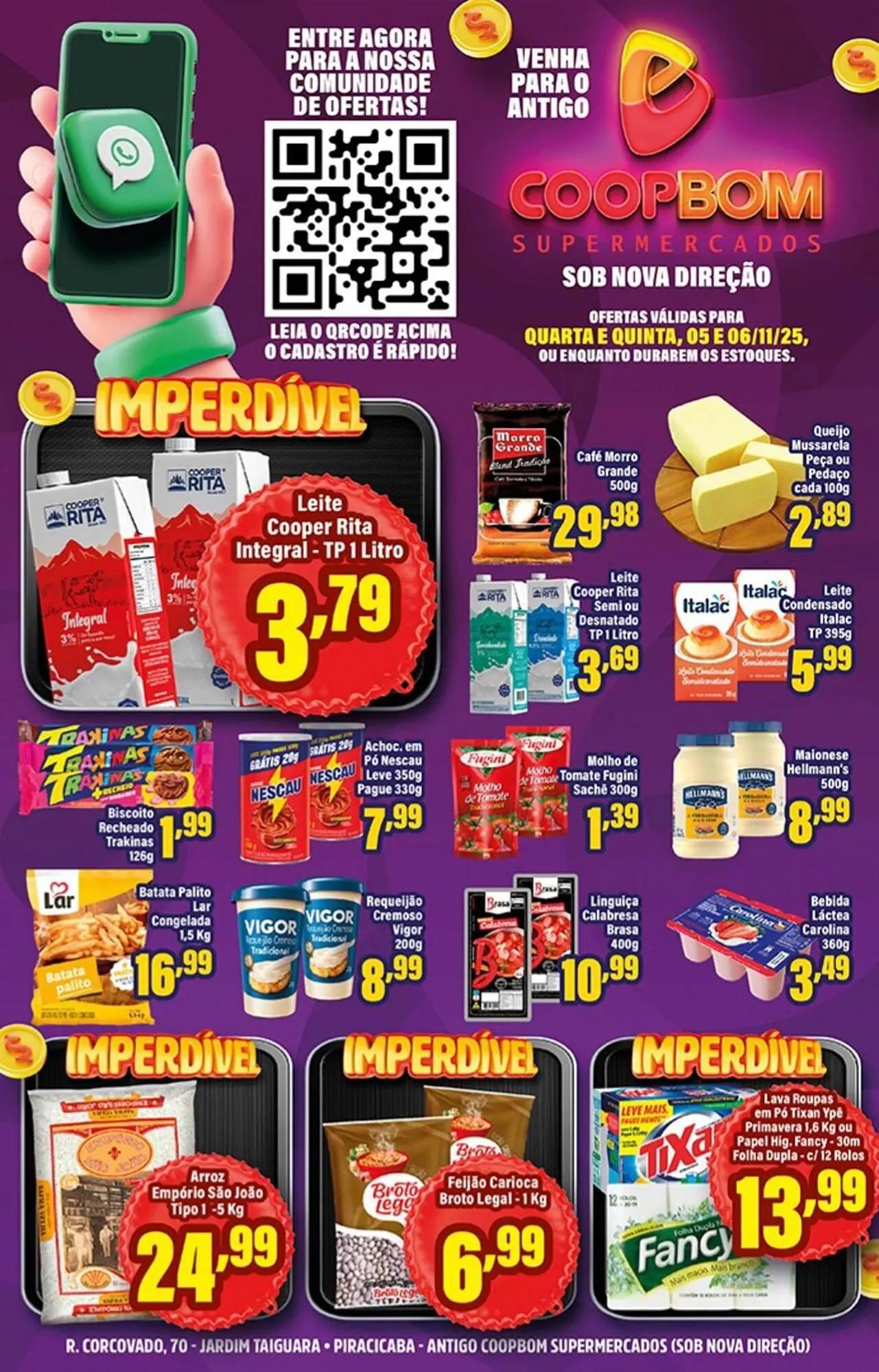 Encarte de Tabloide CoopBom 5 de novembro até 6 de novembro 2025 - Pagina 1