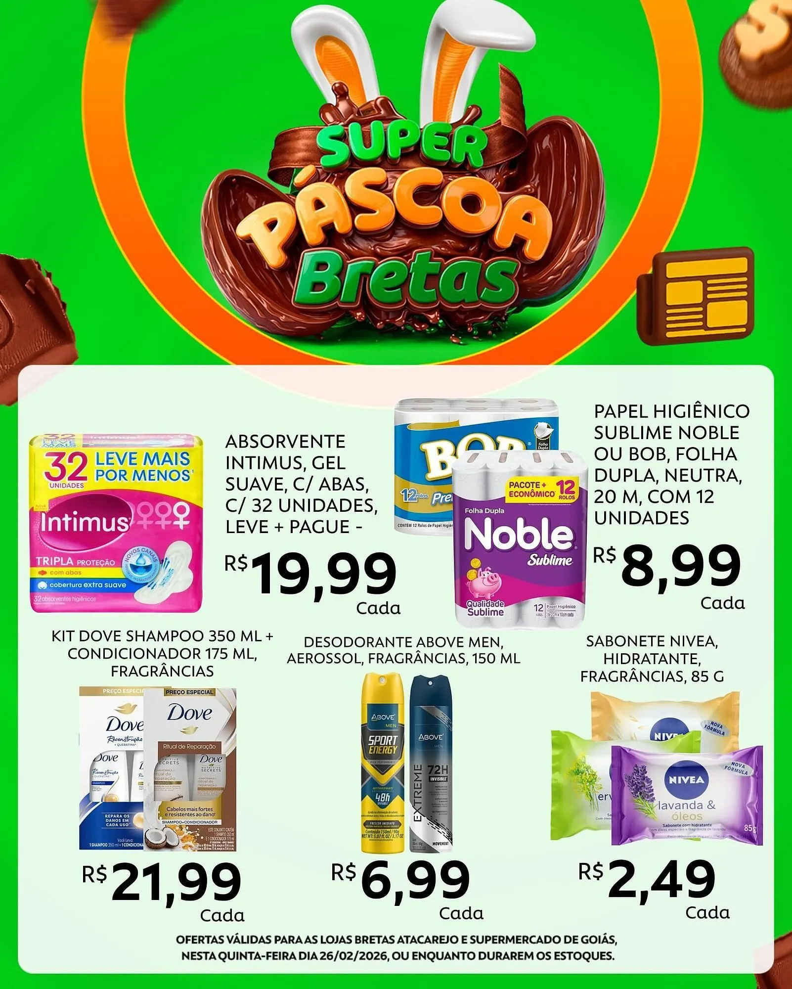 Encarte de Catálogo Supermercados Bretas 26 de fevereiro até 26 de fevereiro 2026 - Pagina 1