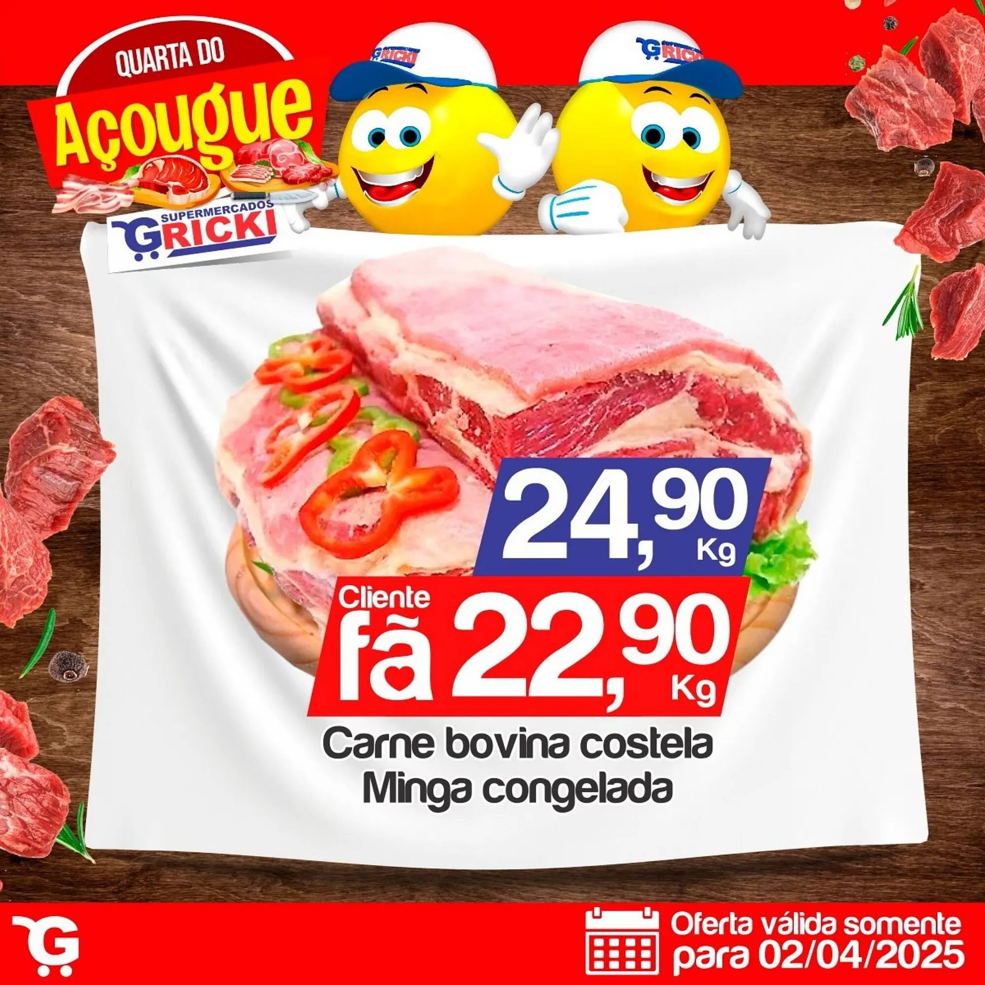 Encarte de Catálogo Supermercados Gricki 2 de abril até 2 de abril 2025 - Pagina 1