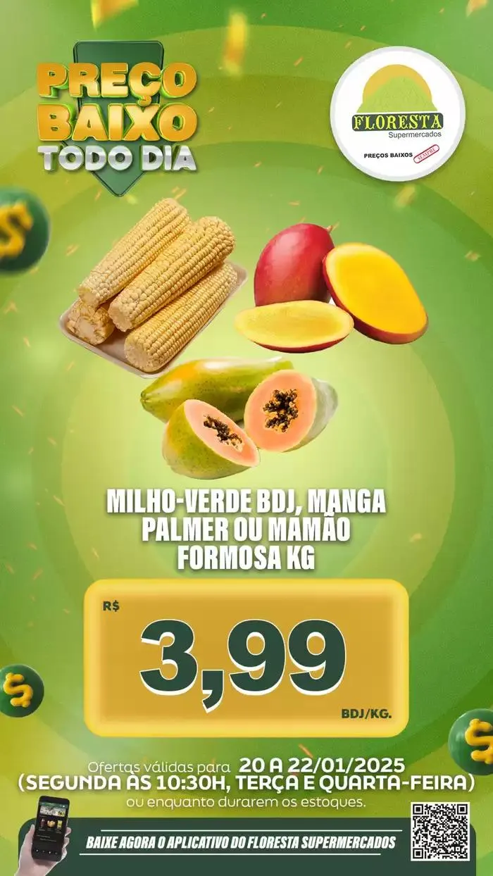 Encarte de Catálogo Floresta Supermercados 21 de janeiro até 22 de janeiro 2025 - Pagina 1
