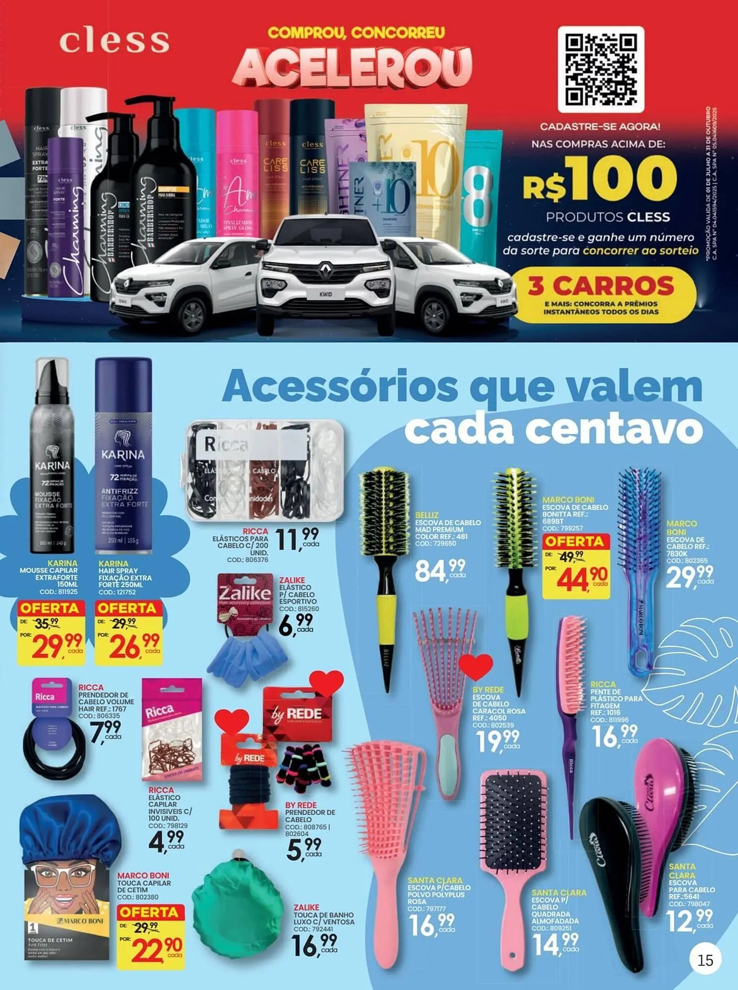 Encarte de Folheto Lojas Rede 5 de setembro até 30 de setembro 2025 - Pagina 15