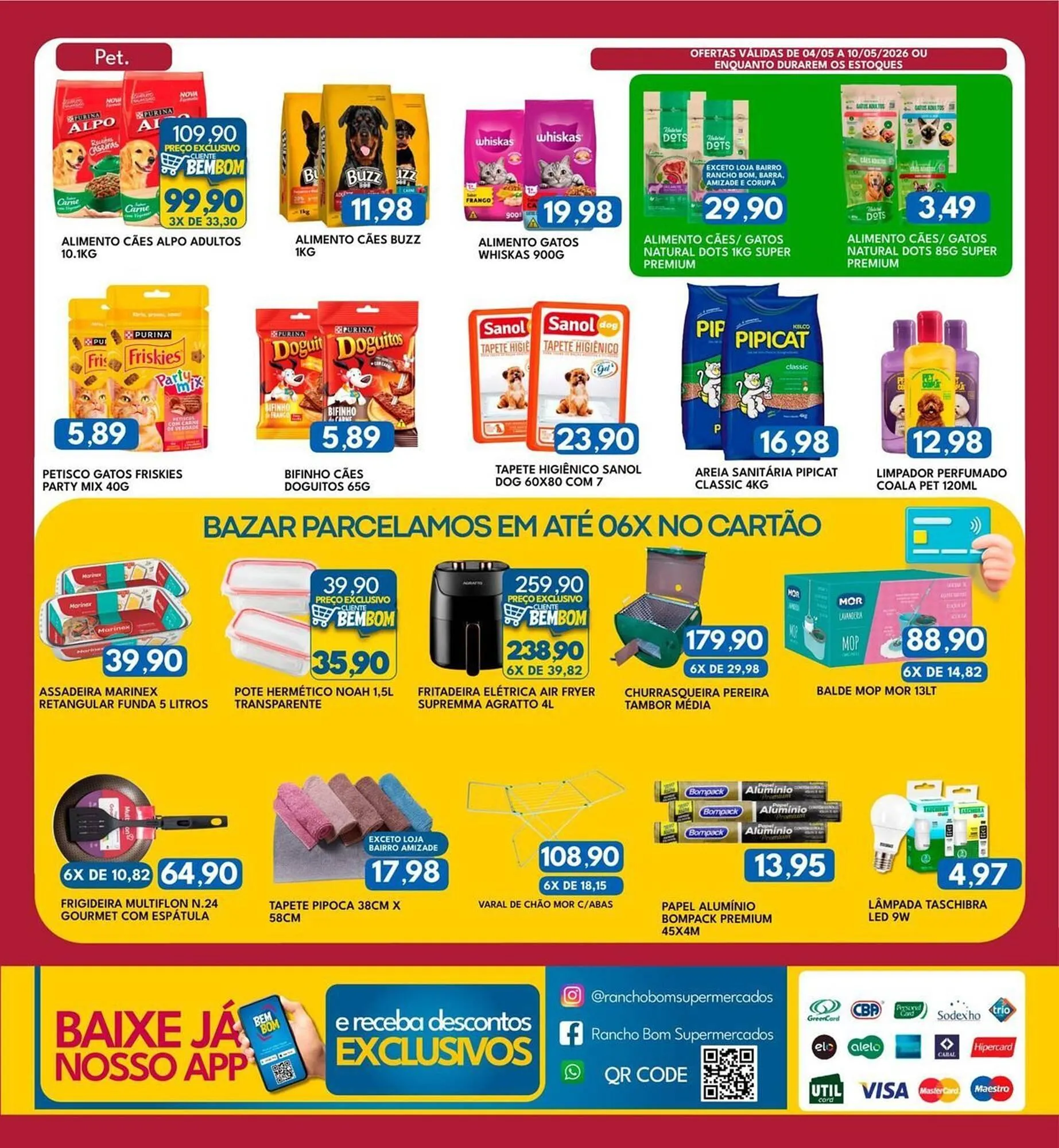 Encarte de Catálogo Rancho Bom Supermercados 4 de maio até 10 de maio 2026 - Pagina 8