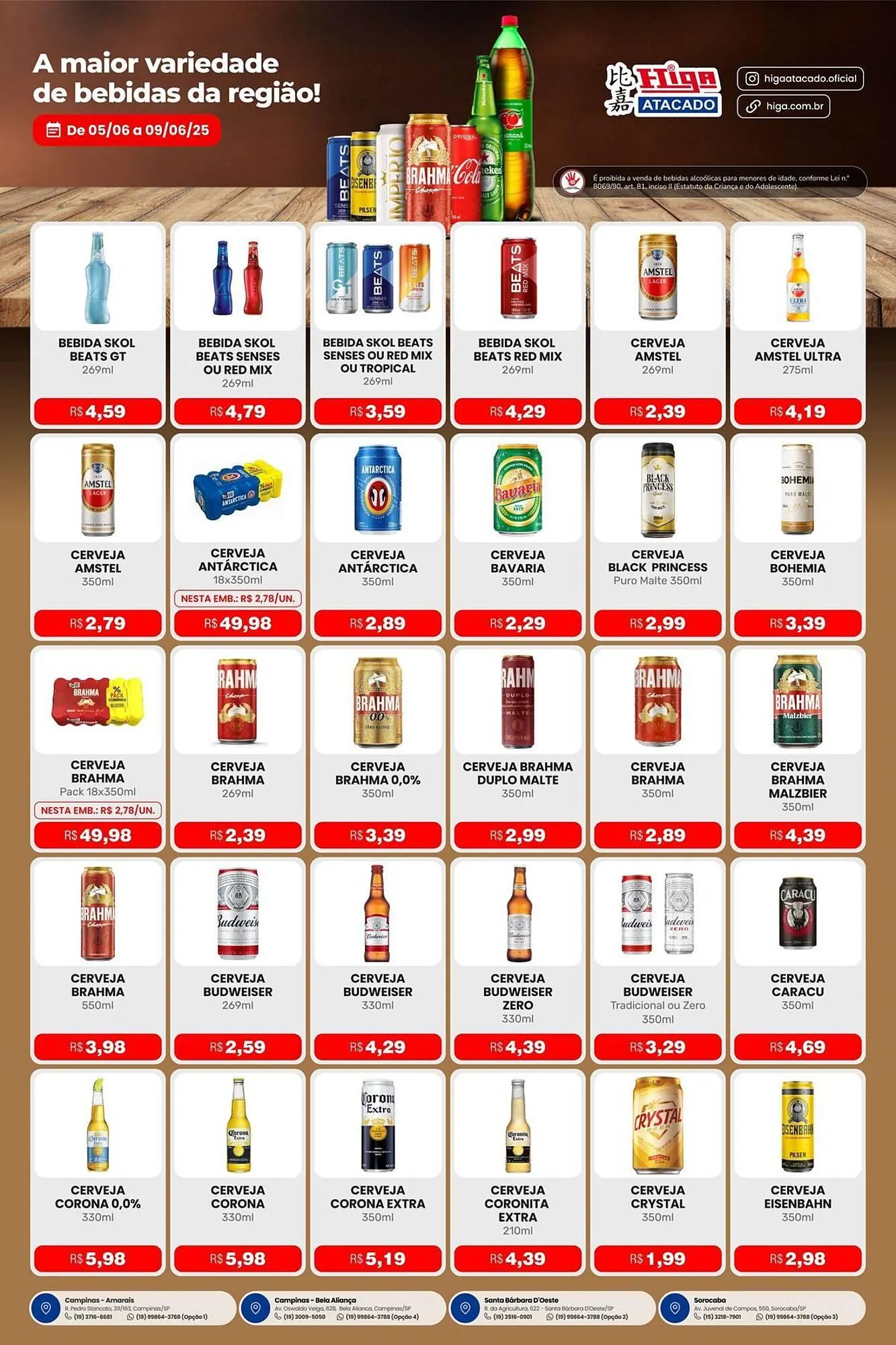 Encarte de Catálogo Higa Atacado 5 de junho até 9 de junho 2025 - Pagina 1