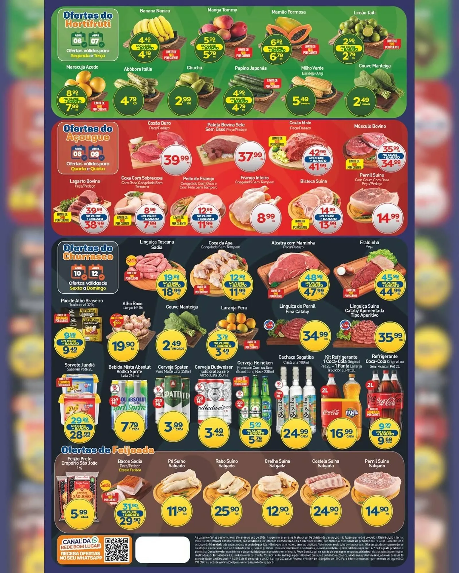 Encarte de Folheto Rede Bom Lugar 6 de abril até 12 de abril 2026 - Pagina 5