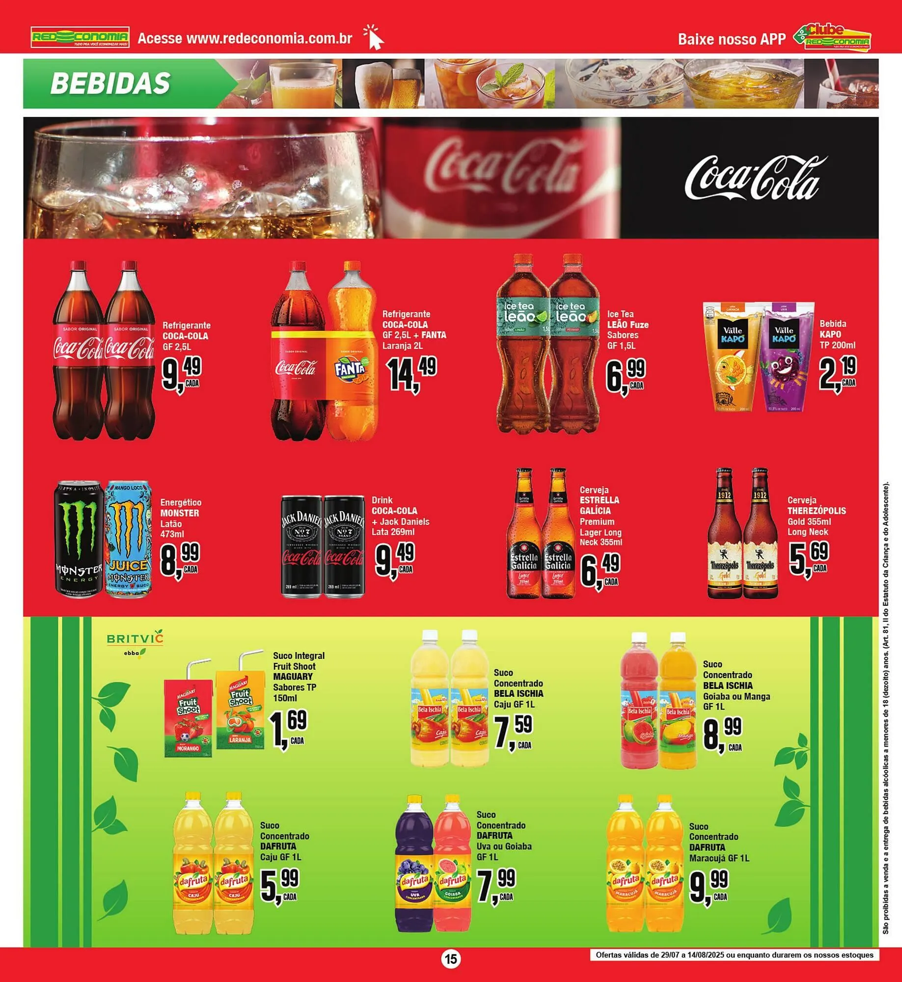 Encarte de Catálogo Rede Economia 1 de agosto até 3 de agosto 2025 - Pagina 15