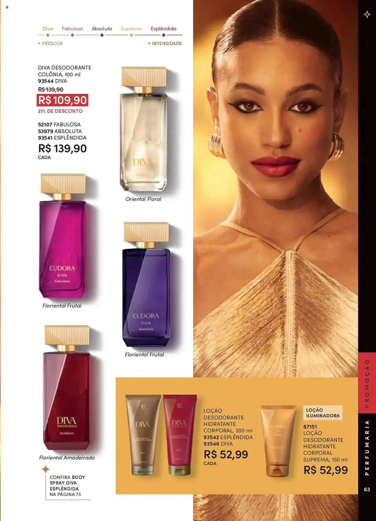 Encarte de Catálogo Eudora 8 de setembro até 3 de outubro 2025 - Pagina 63