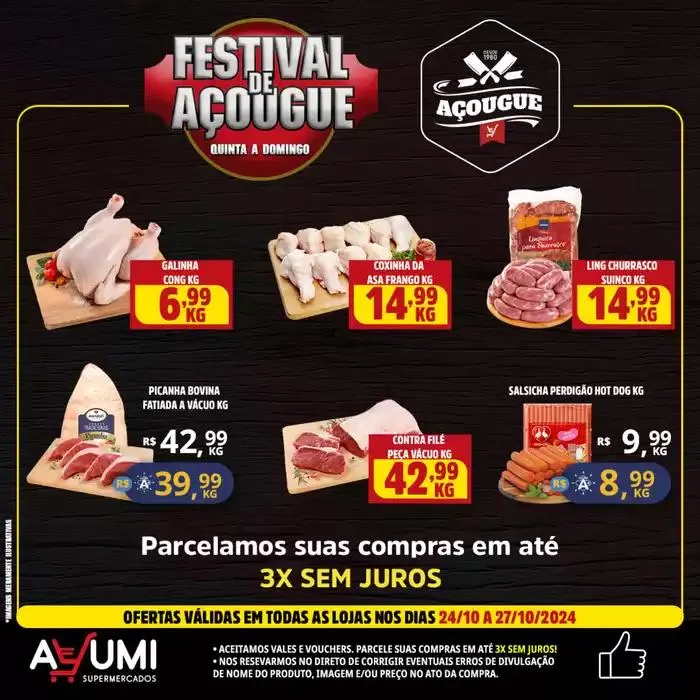 Encarte de Encarte Ayumi Supermercados 25 de outubro até 28 de outubro 2024 - Pagina 7