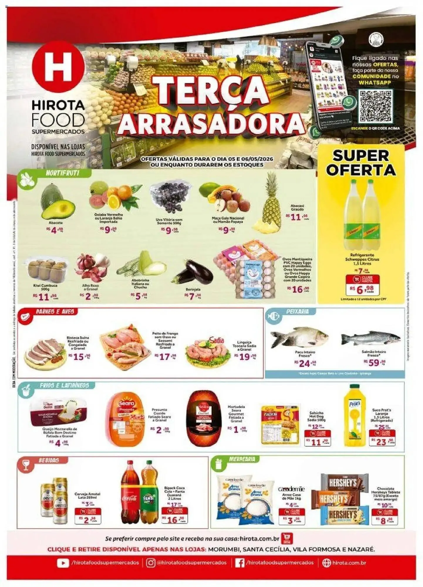 Encarte de Catálogo Hirota Food Supermercado 5 de maio até 6 de maio 2026 - Pagina 1