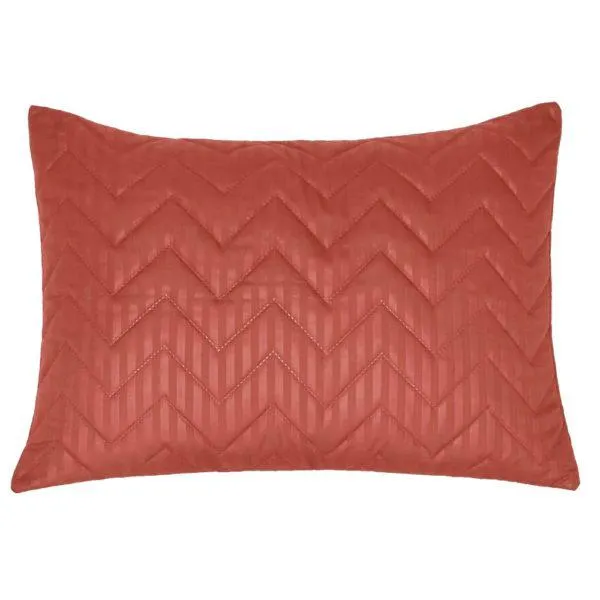 Porta Travesseiro Avulso Stripes 50x70cm Ginger Red Vestcasa