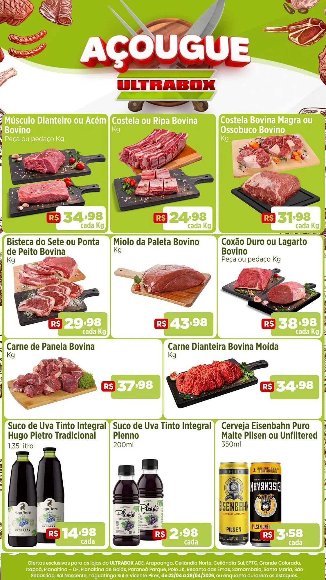 Encarte de Panfleto Ultrabox 22 de abril até 28 de abril 2026 - Pagina 3
