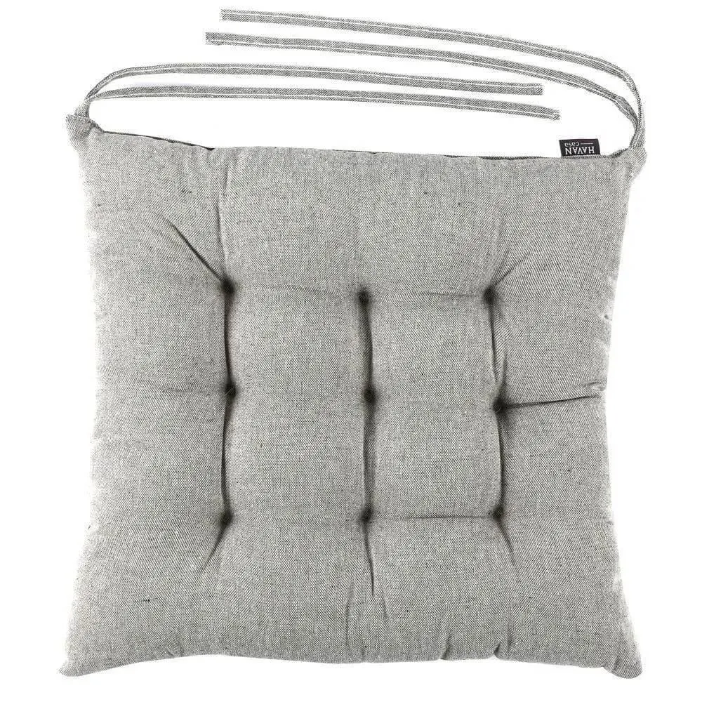 Assento Futton 40X40cm Havan Casa - Cinza Prata