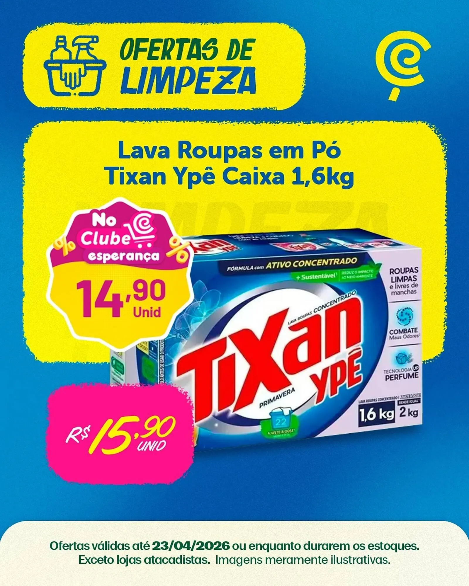 Encarte de Folheto Comercial Esperança 20 de abril até 23 de abril 2026 - Pagina 1