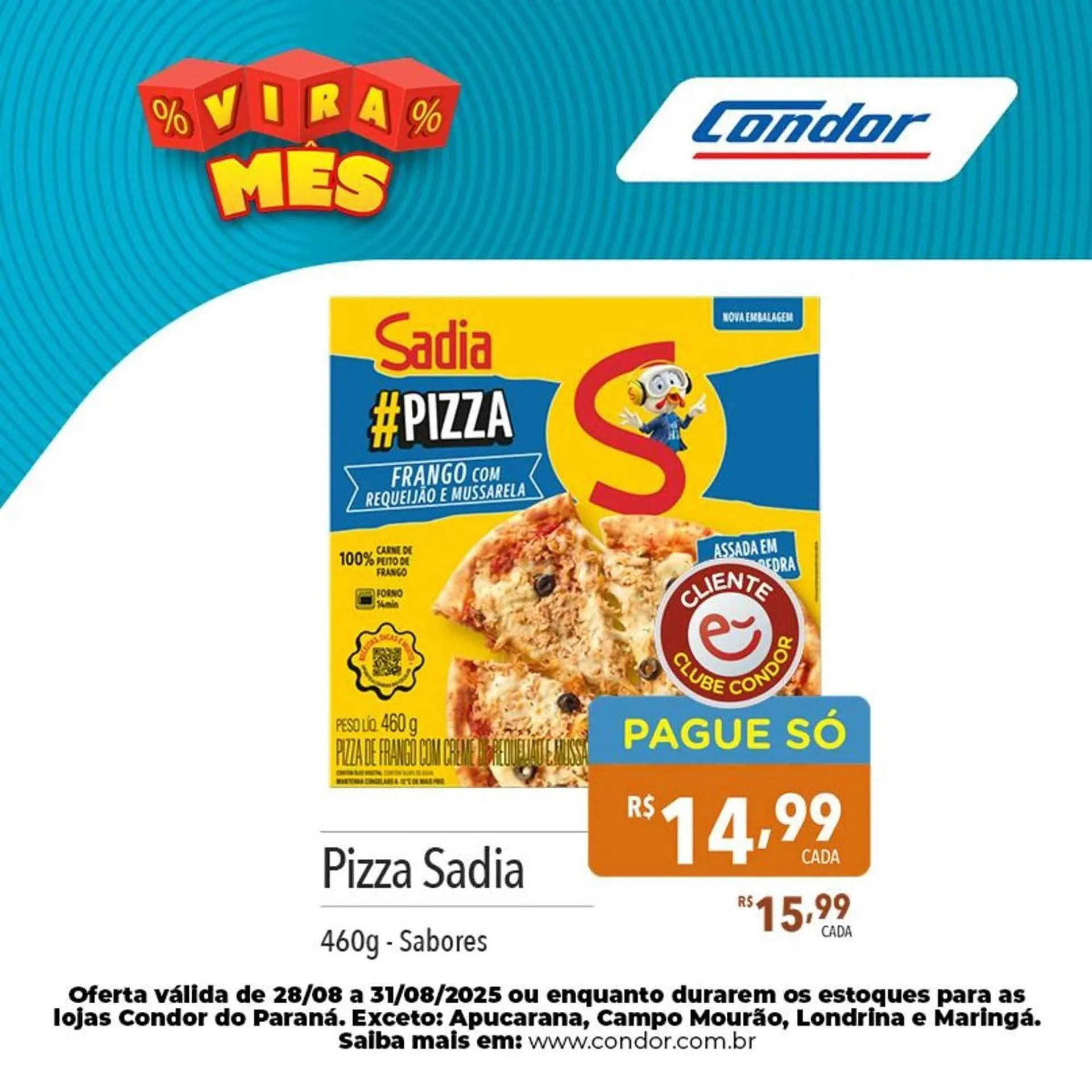 Encarte de Catálogo Supermercados Condor 29 de agosto até 31 de agosto 2025 - Pagina 1
